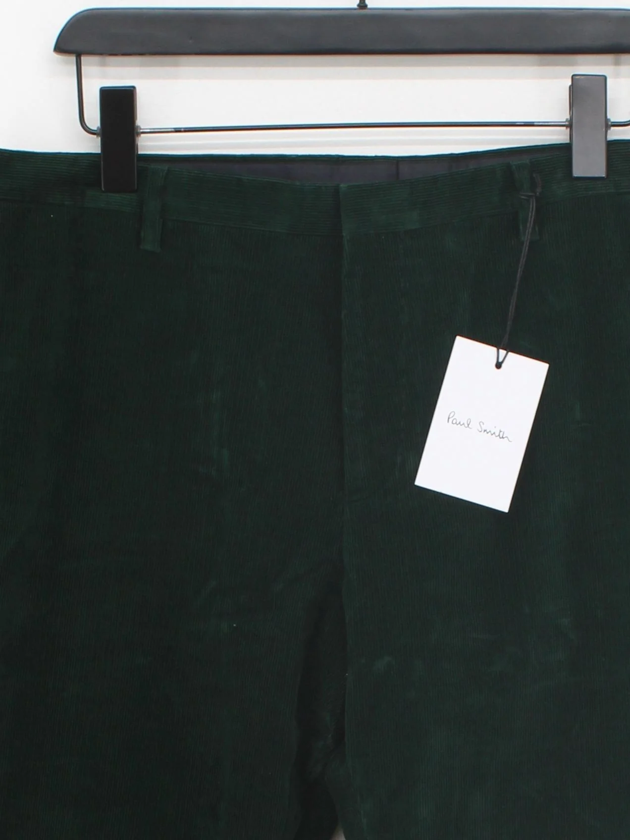 Paul Smith Men's Trousers W 36 in Green 100% Cotton Straight Chino New with tags - Image 3
