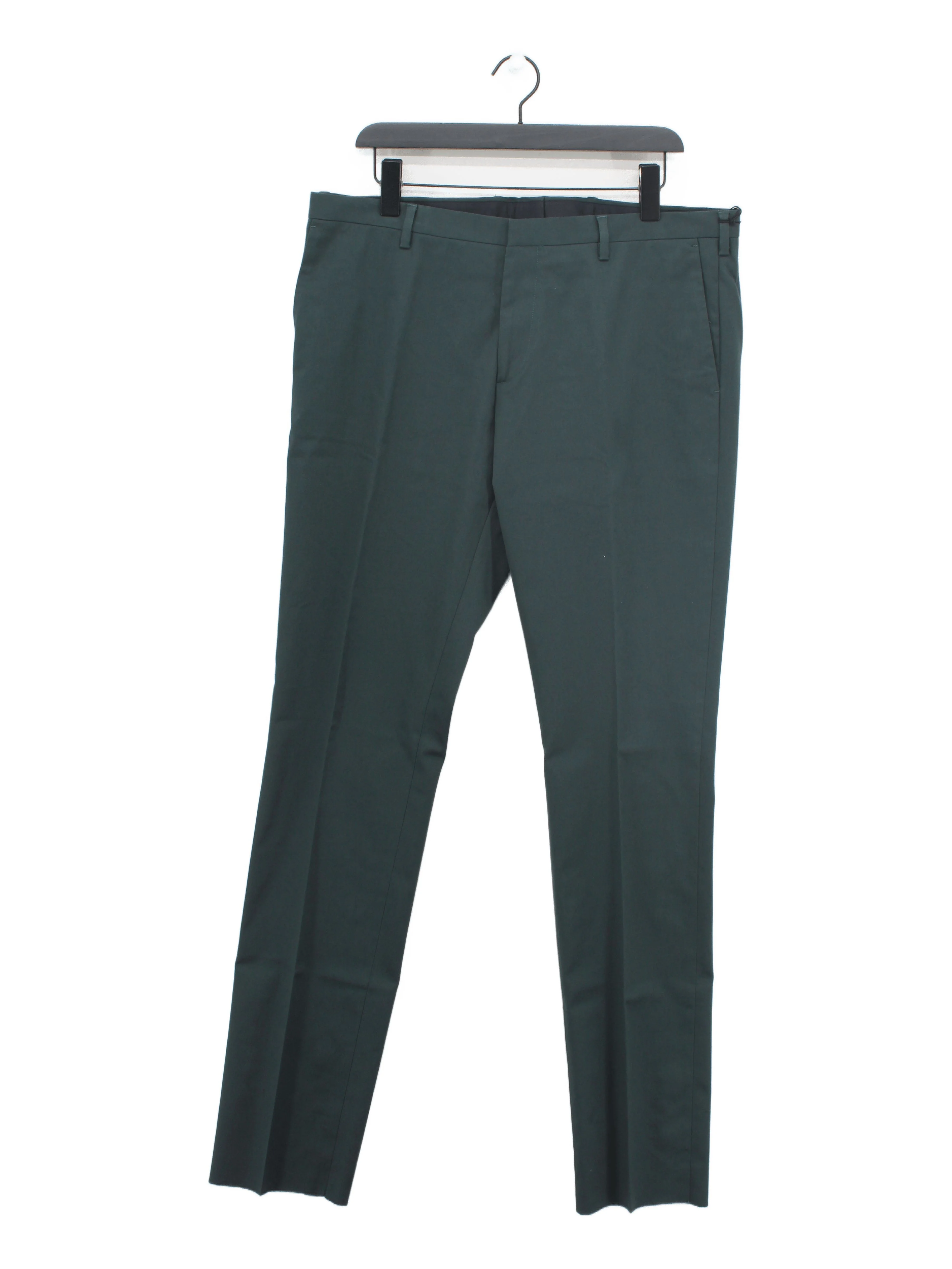 Paul Smith Men's Trousers W 36 in Green Cotton with Elastane Chino New with tags