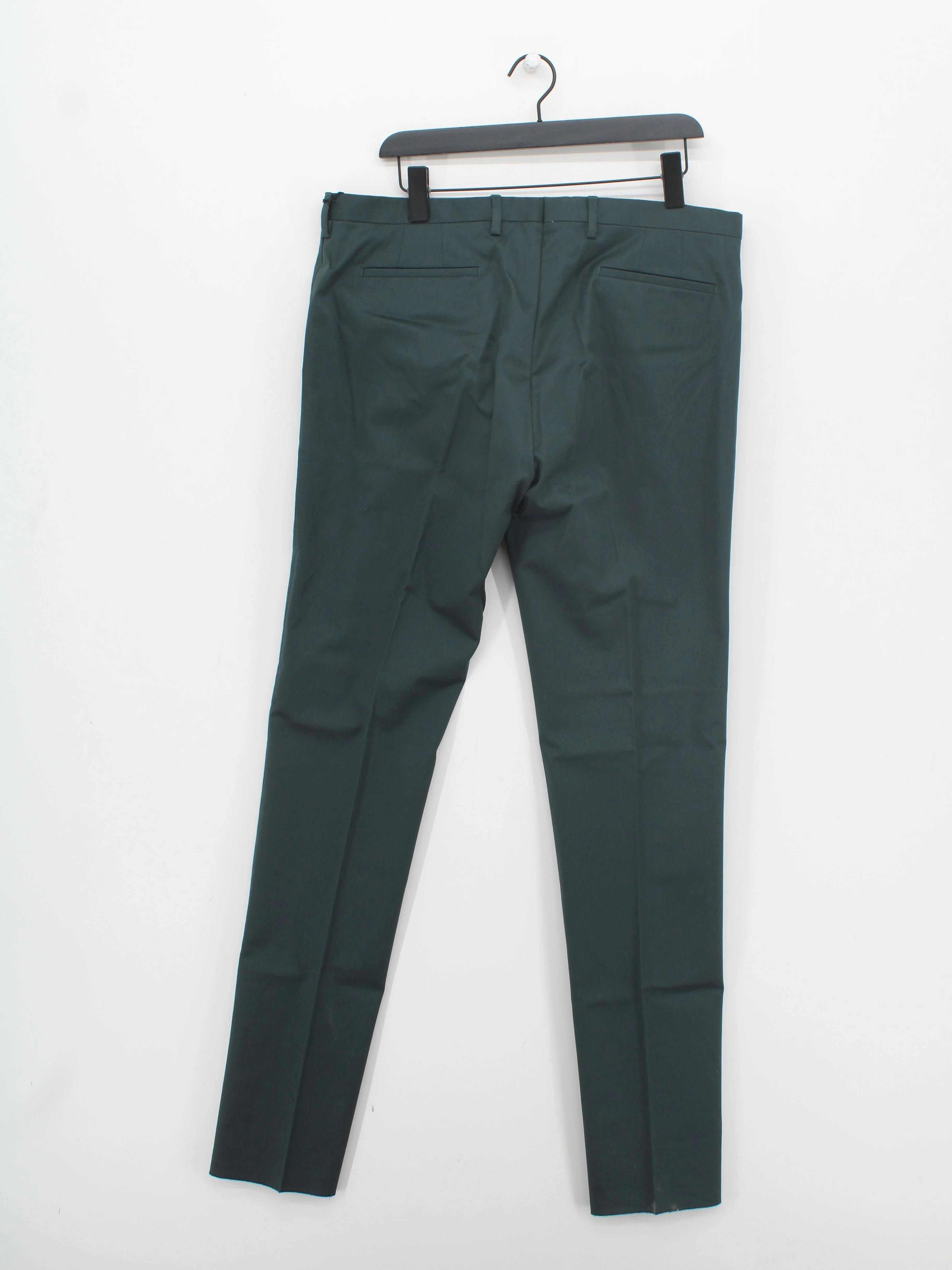 Paul Smith Men's Trousers W 36 in Green Cotton with Elastane Chino New with tags - Image 2