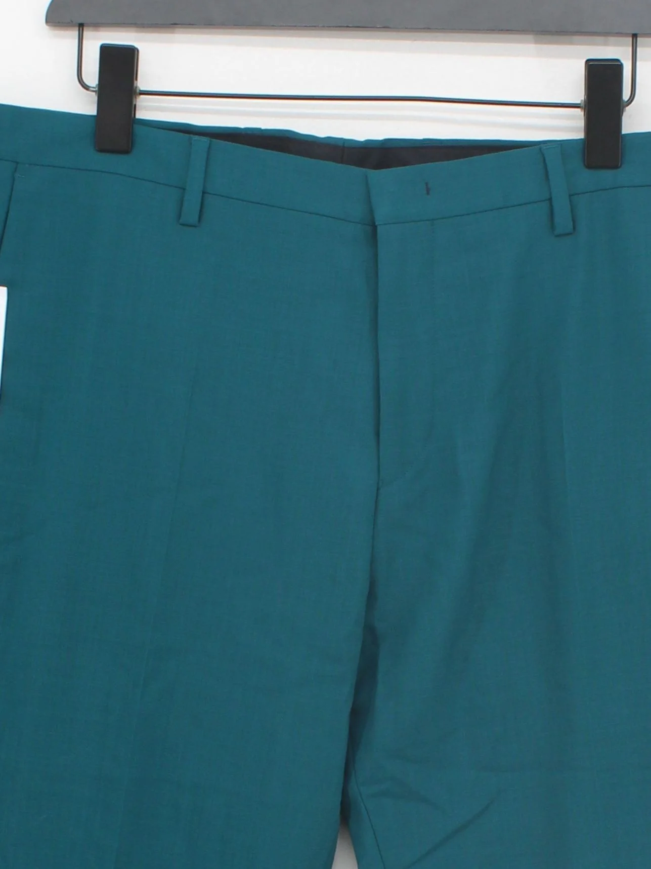 Paul Smith Men's Trousers W 36 in Green Wool with Rayon Chino New with tags - Image 3
