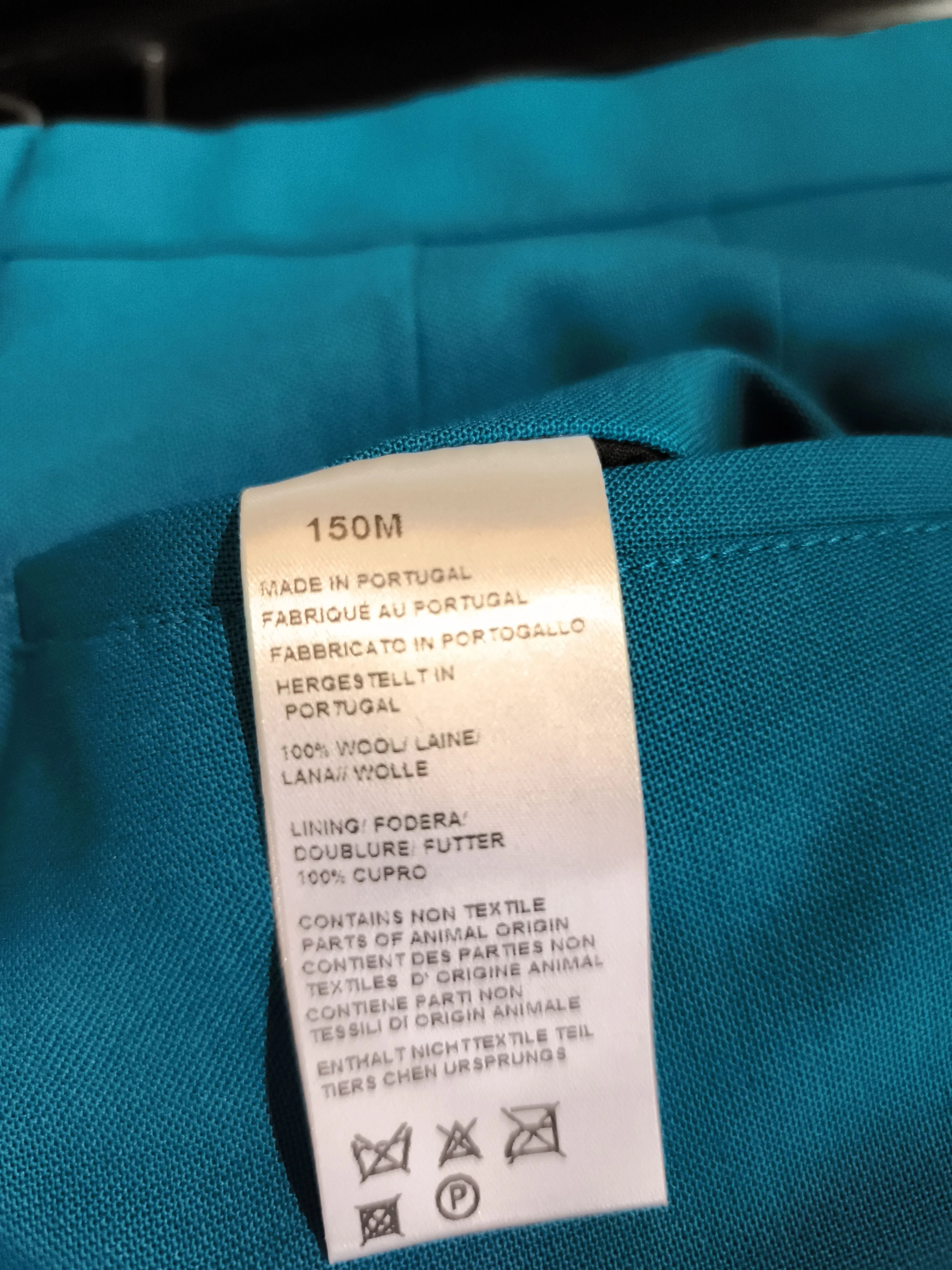 Paul Smith Men's Trousers W 36 in Green Wool with Rayon Chino New with tags - Image 6