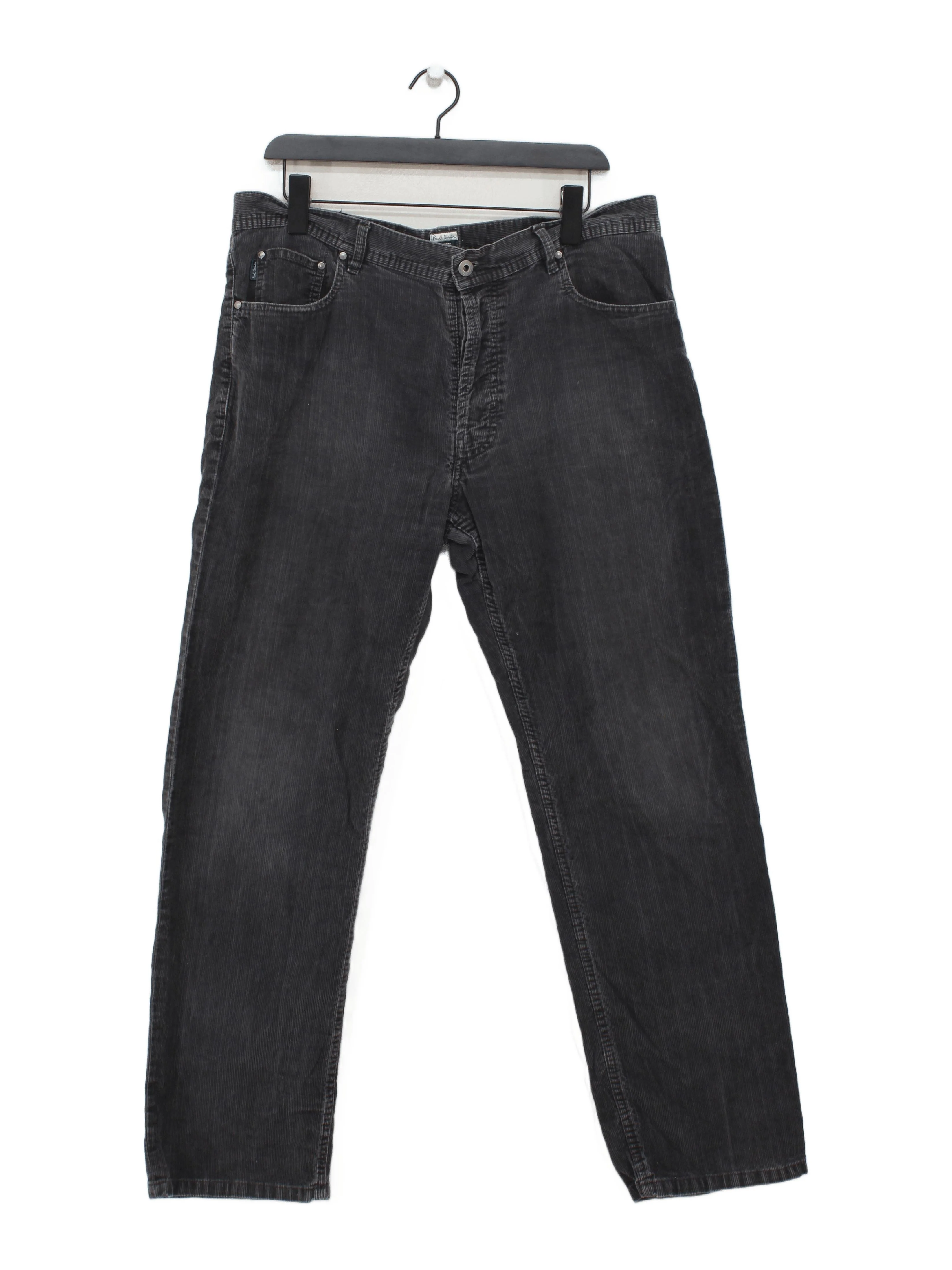 Paul Smith Men's Trousers W 36 in Grey 100% Cotton Straight Chino