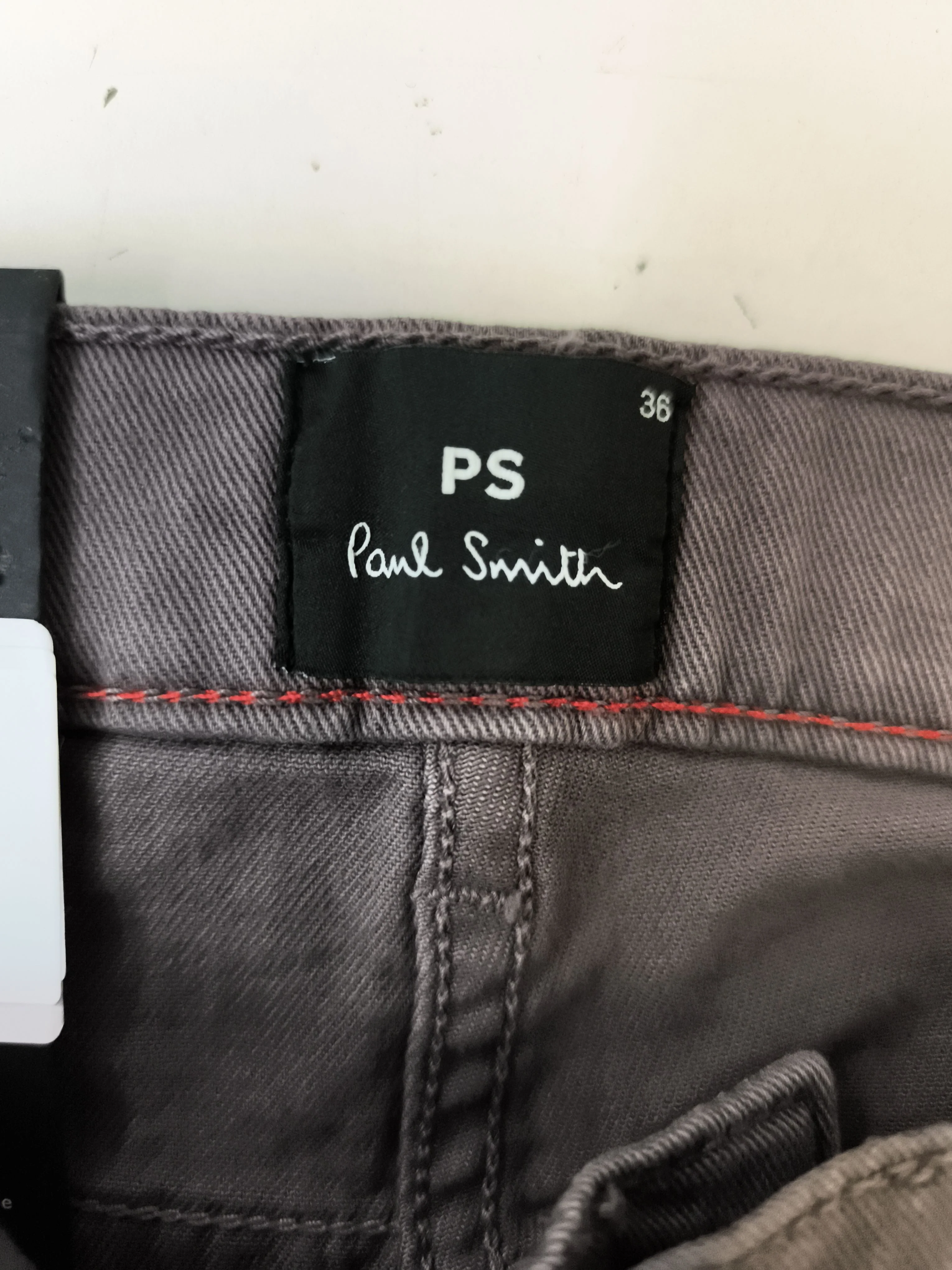 Paul Smith Men's Trousers W 36 in Grey Cotton with Elastane Chino New with tags - Image 5