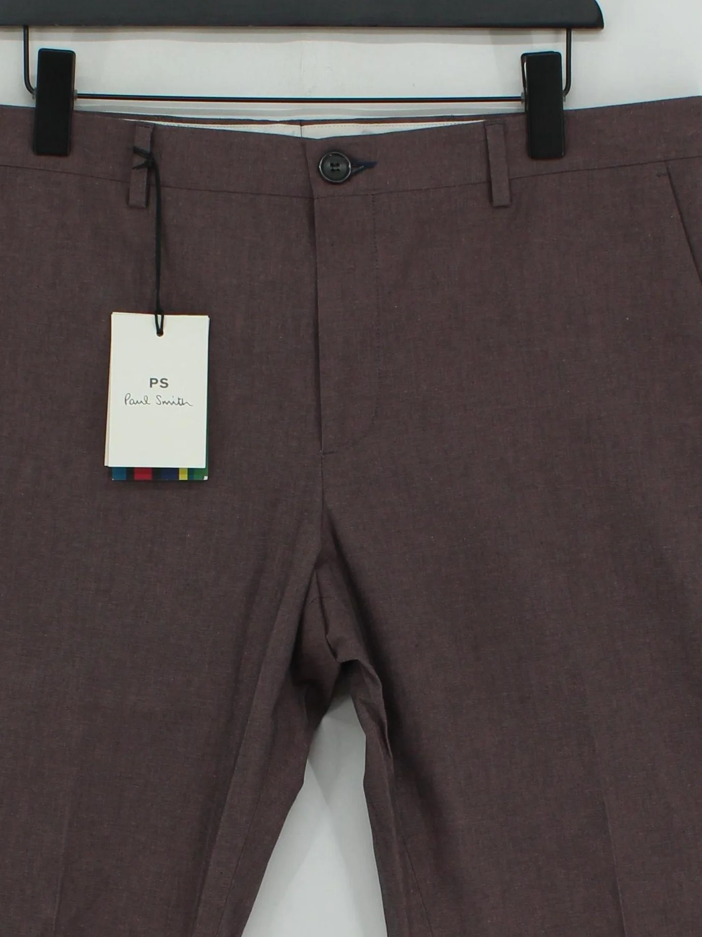 Paul Smith Men's Trousers W 36 in Purple Cotton New with tags - Image 3