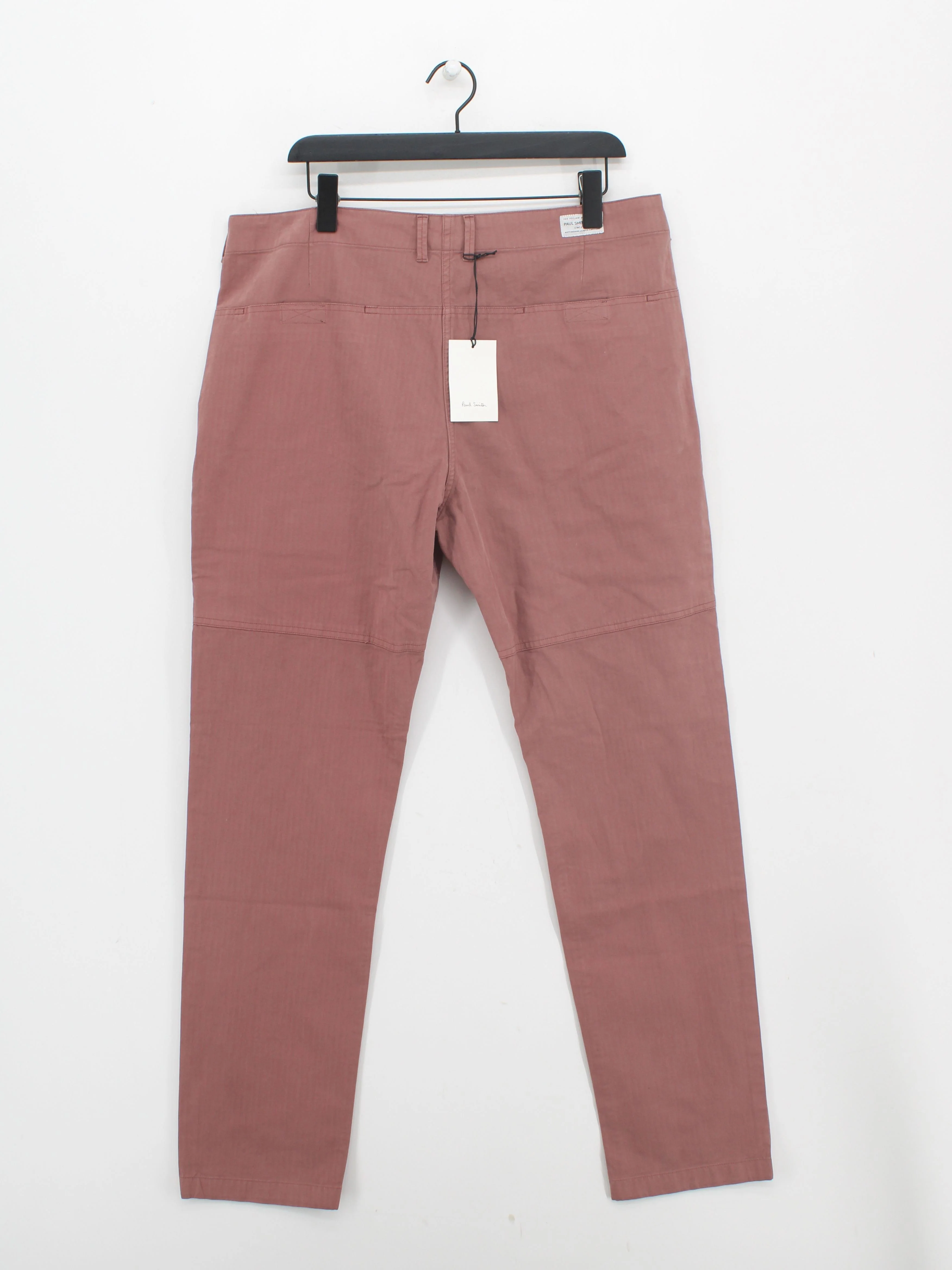 Paul Smith Men's Trousers W 36 in Red Cotton with Elastane Chino New with tags - Image 2