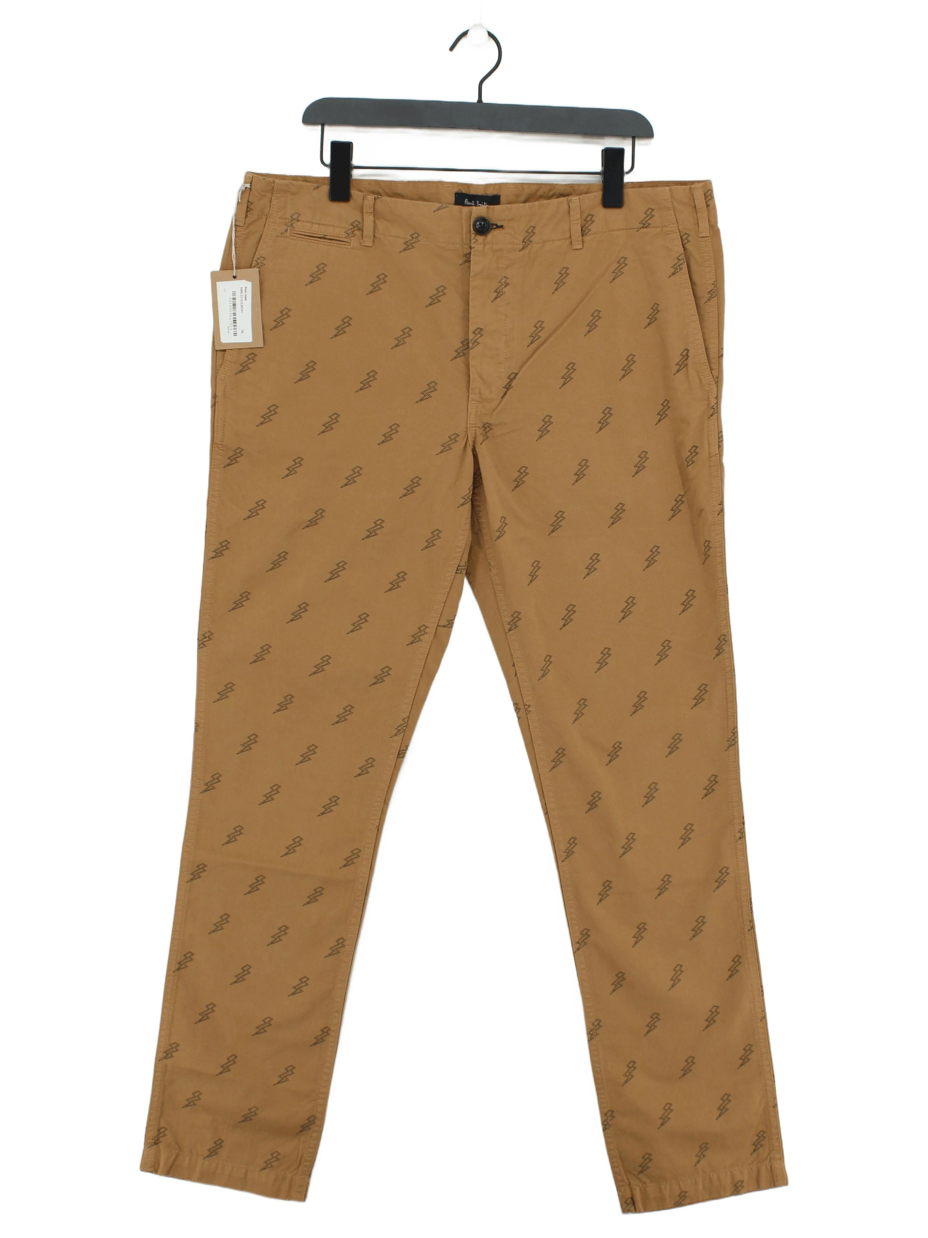 Paul Smith Men's Trousers W 36 in Tan 100% Cotton Straight Chino New with tags