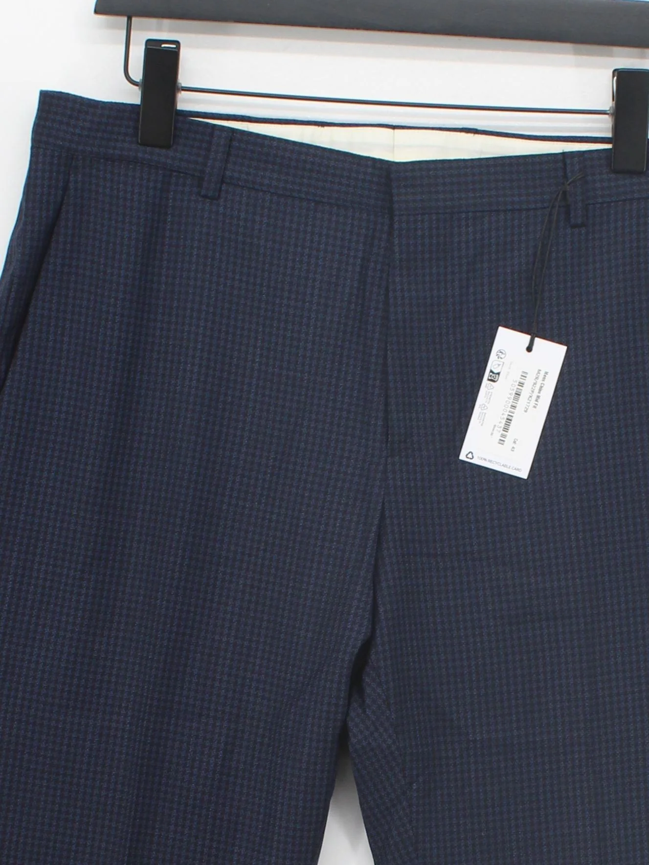 Paul Smith Men's Trousers W 38 in Blue Wool with Rayon Chino New with tags - Image 3