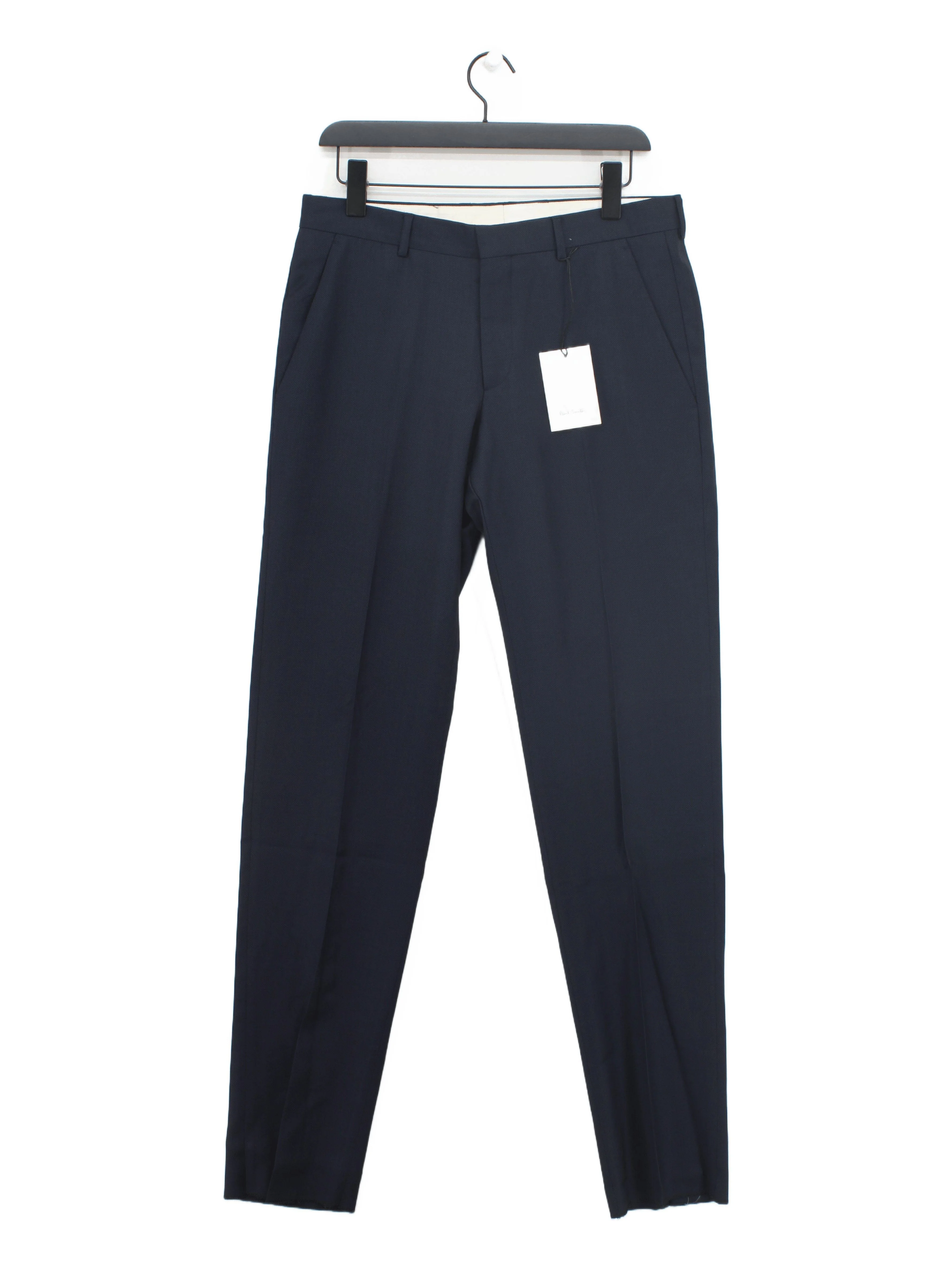 Paul Smith Men's Trousers W 38 in Blue Wool with Viscose Chino New with tags