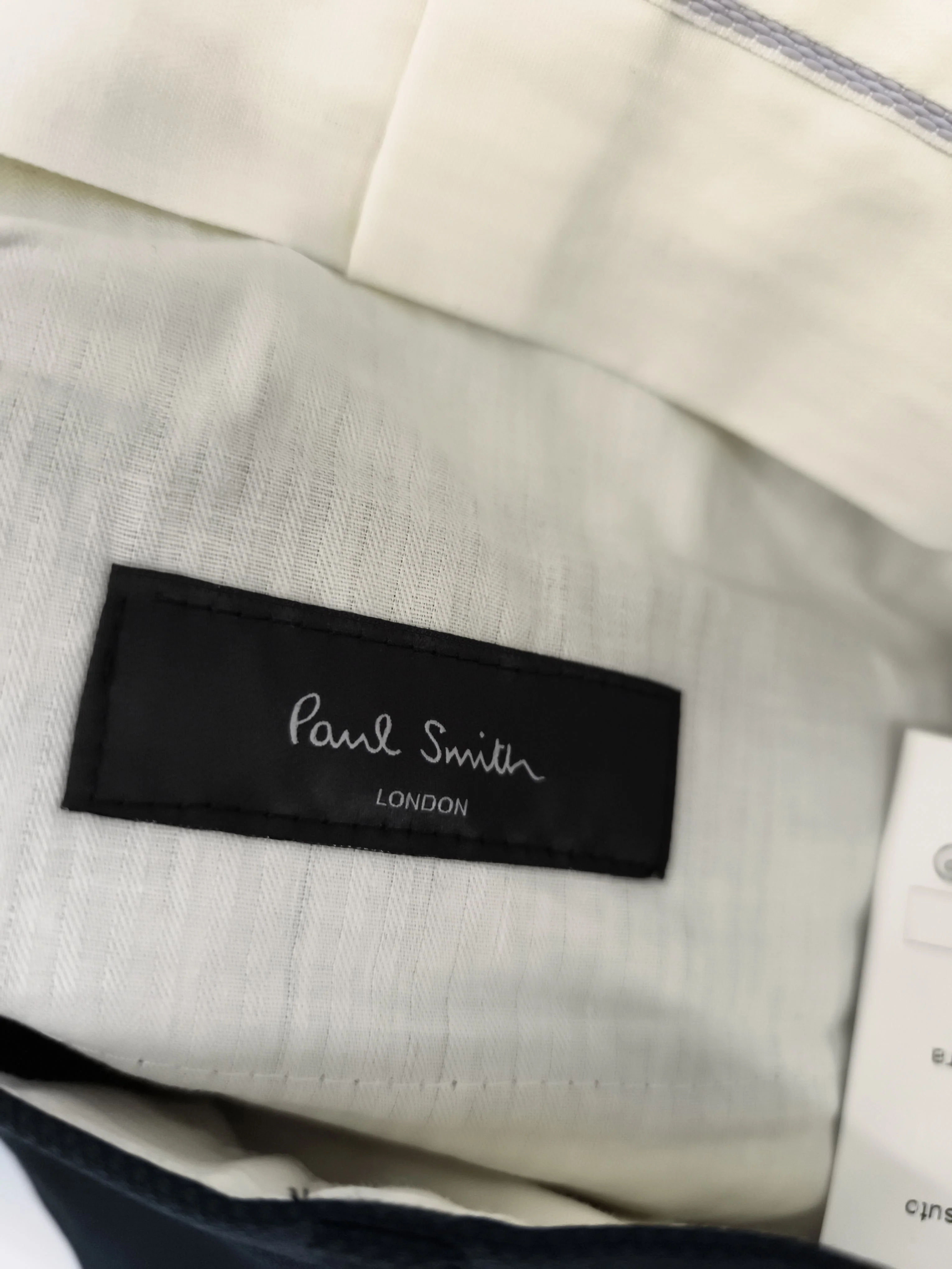 Paul Smith Men's Trousers W 38 in Blue Wool with Viscose Chino New with tags - Image 5