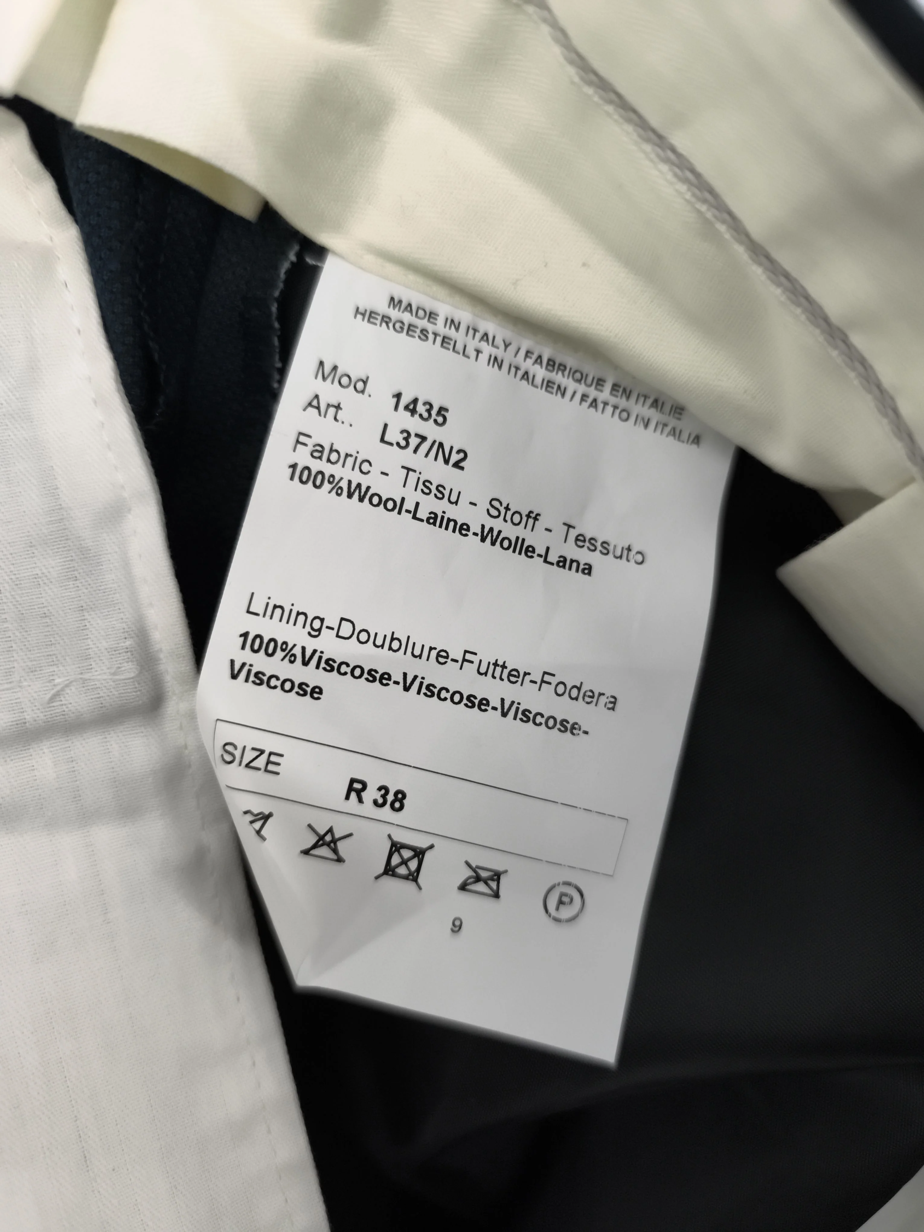 Paul Smith Men's Trousers W 38 in Blue Wool with Viscose Chino New with tags - Image 6