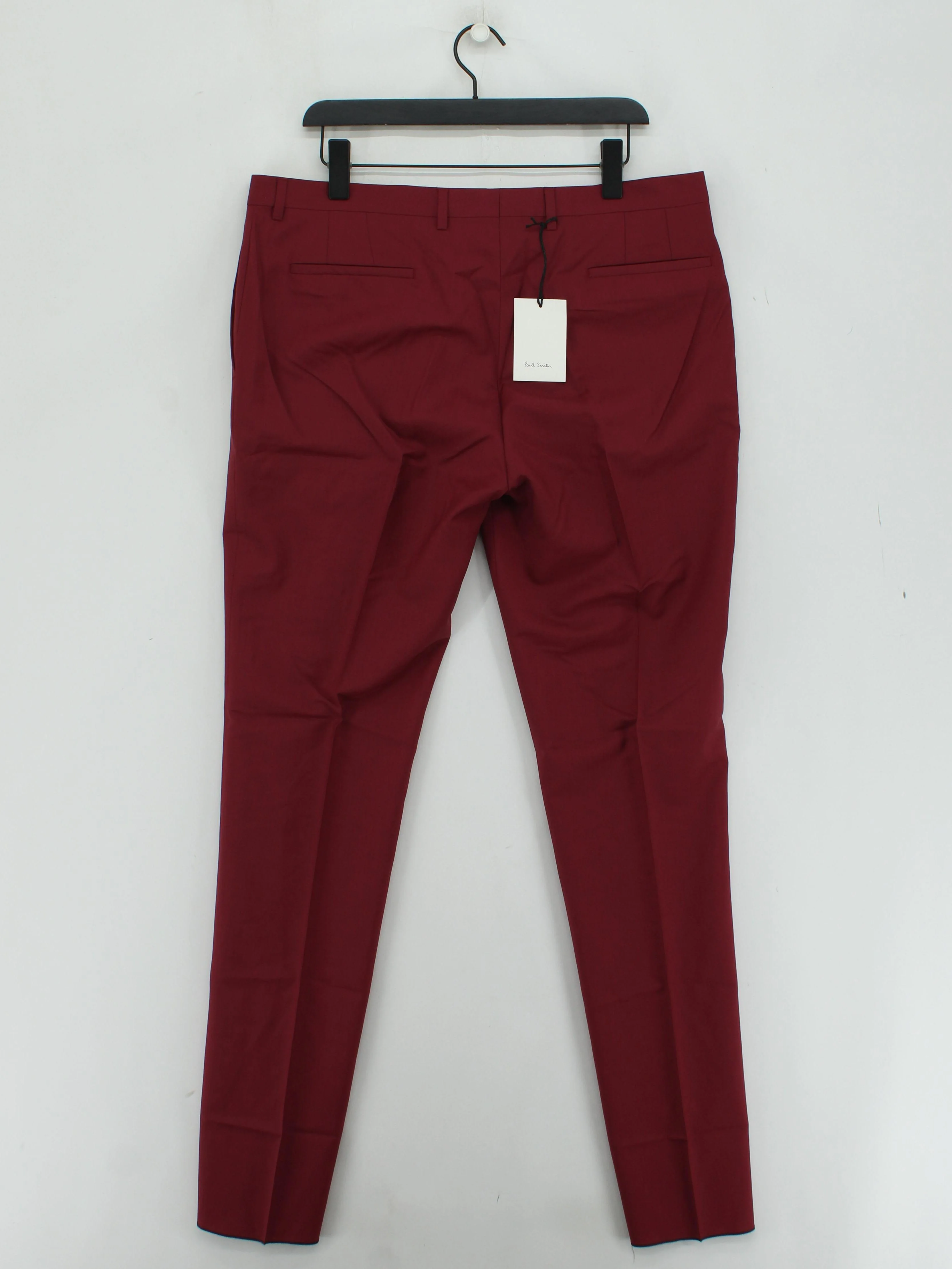 Paul Smith Men's Trousers W 38 in Red 100% Other Tapered Chino New with tags - Image 2