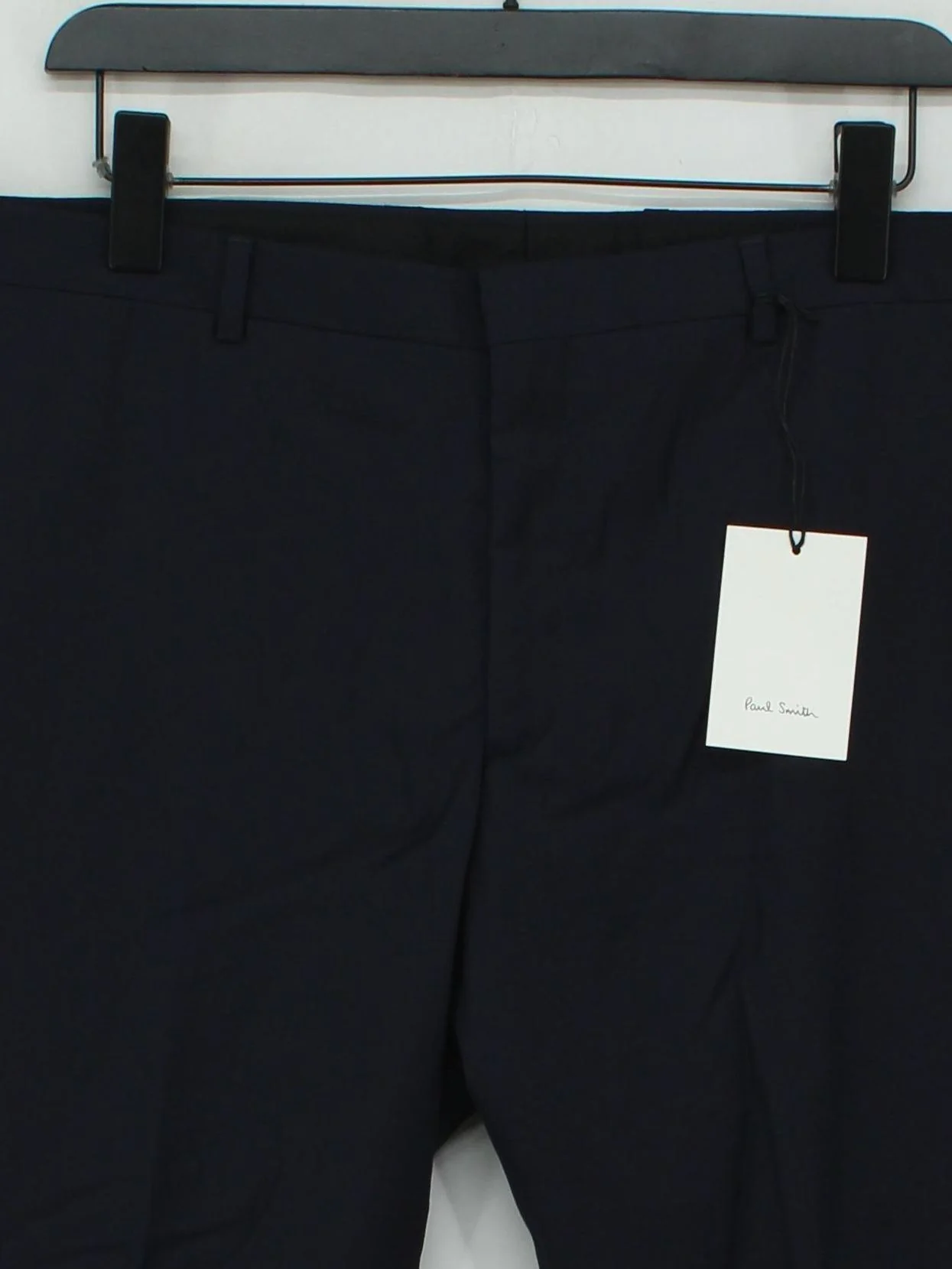 Paul Smith Men's Trousers W 40 in Blue 100% Wool Straight Chino New with tags - Image 3
