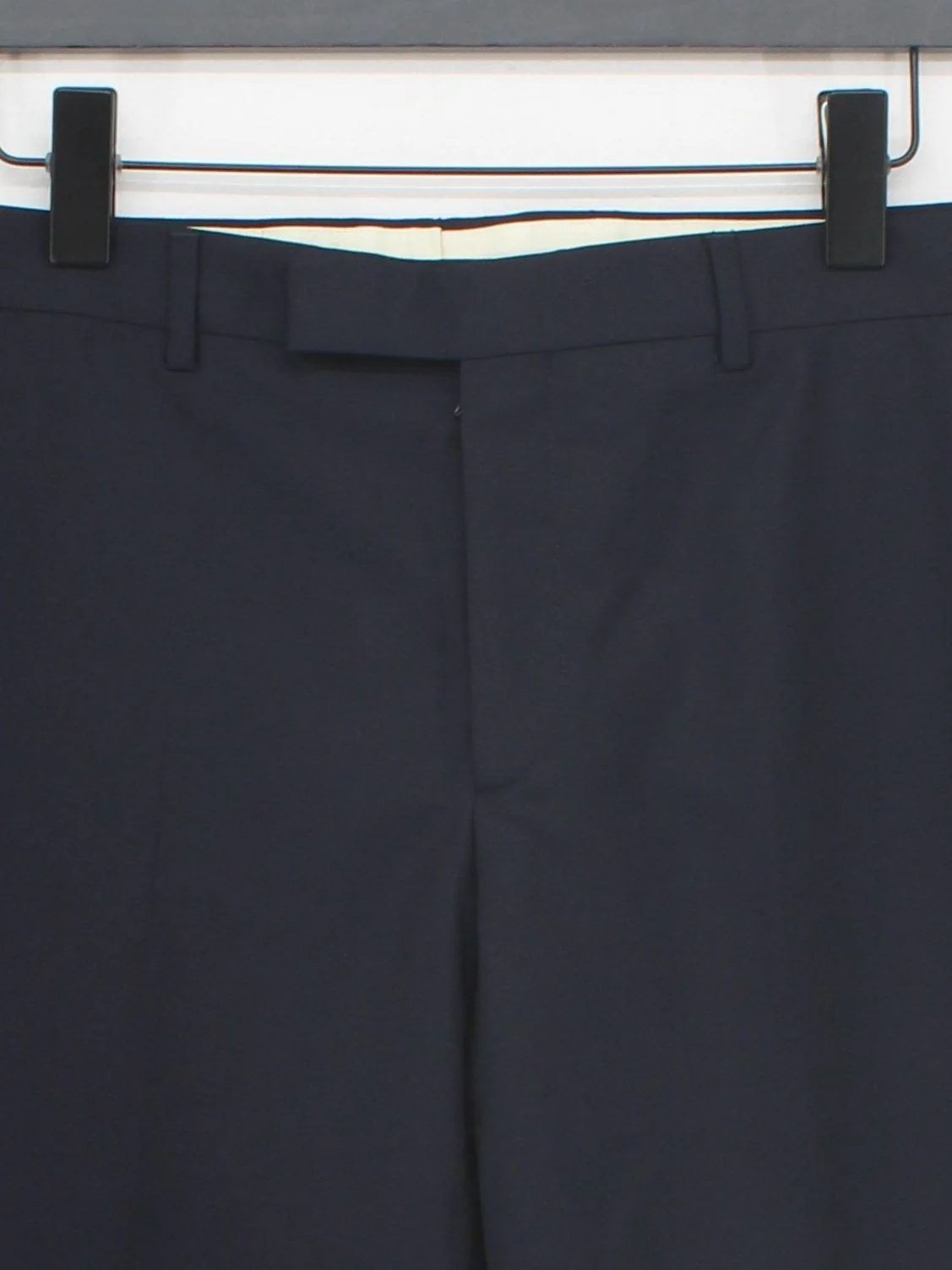 Paul Smith Men's Trousers W 40 in Blue Wool with Mohair Straight Chino - Image 3