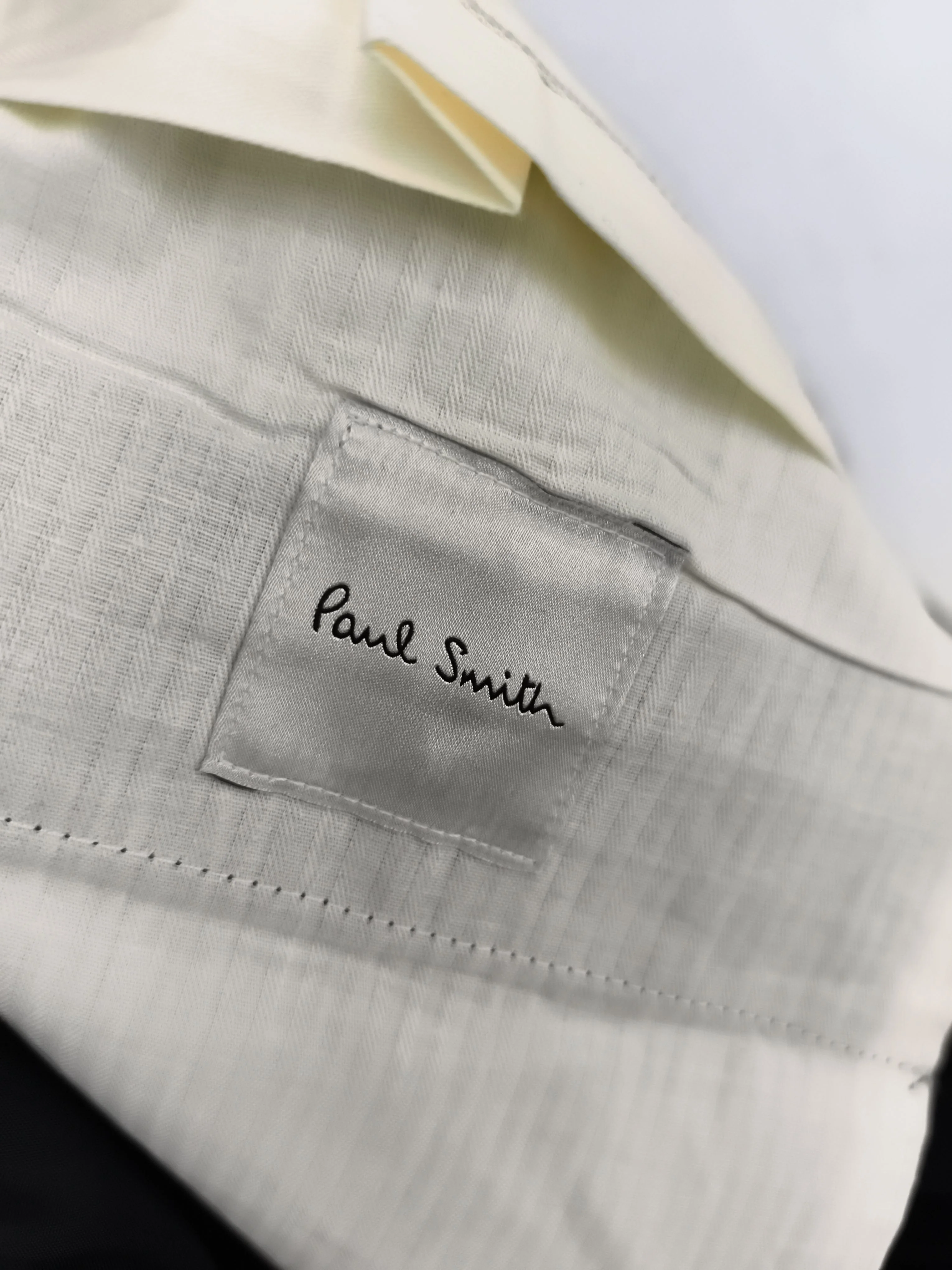 Paul Smith Men's Trousers W 40 in Blue Wool with Mohair Straight Chino - Image 6