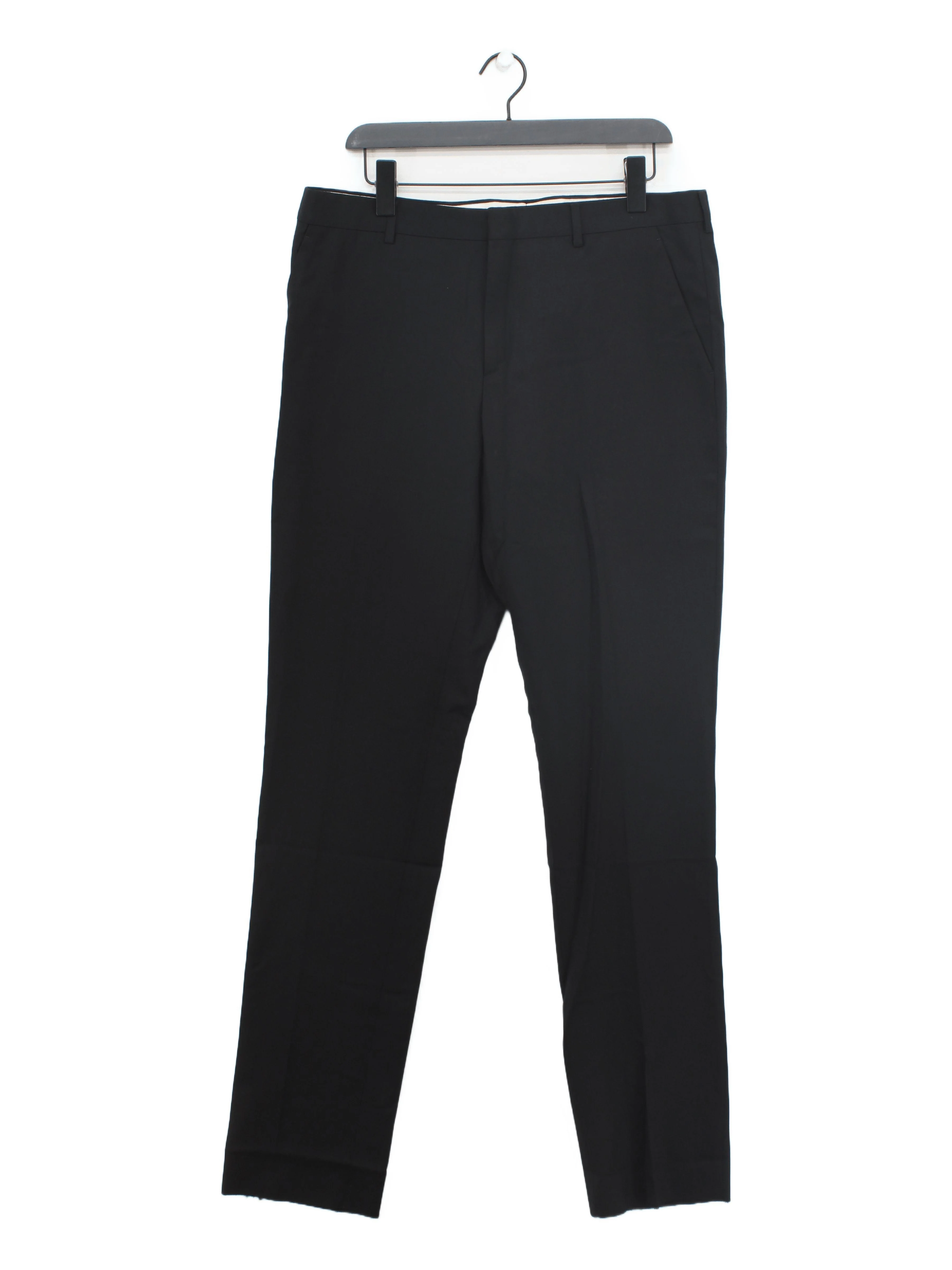 Paul Smith Men's Trousers W 42 in Black Wool with Viscose Chino New with tags