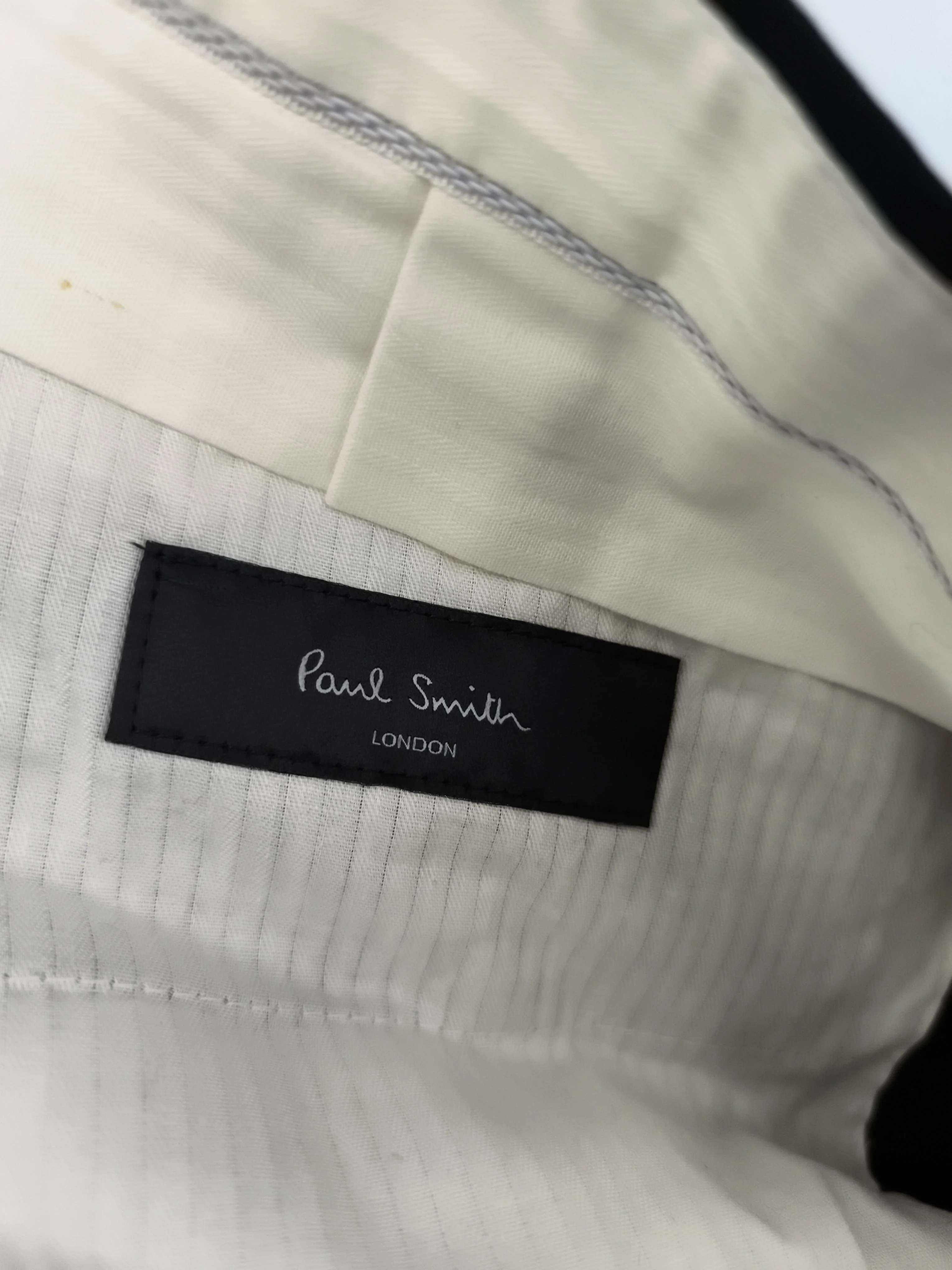 Paul Smith Men's Trousers W 42 in Black Wool with Viscose Chino New with tags - Image 5