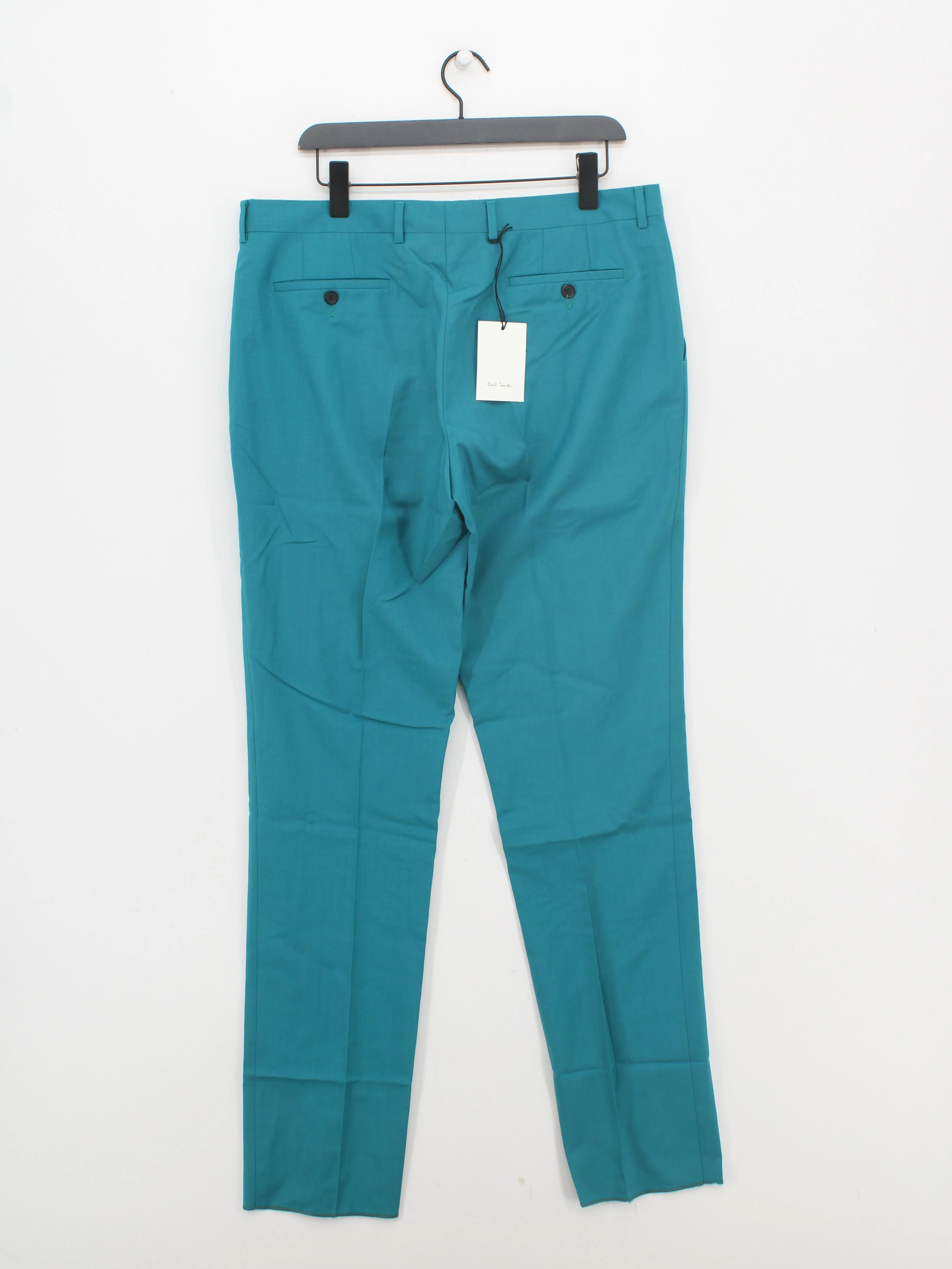 Paul Smith Men's Trousers W 42 in Blue Wool with Mohair Chino New with tags - Image 2