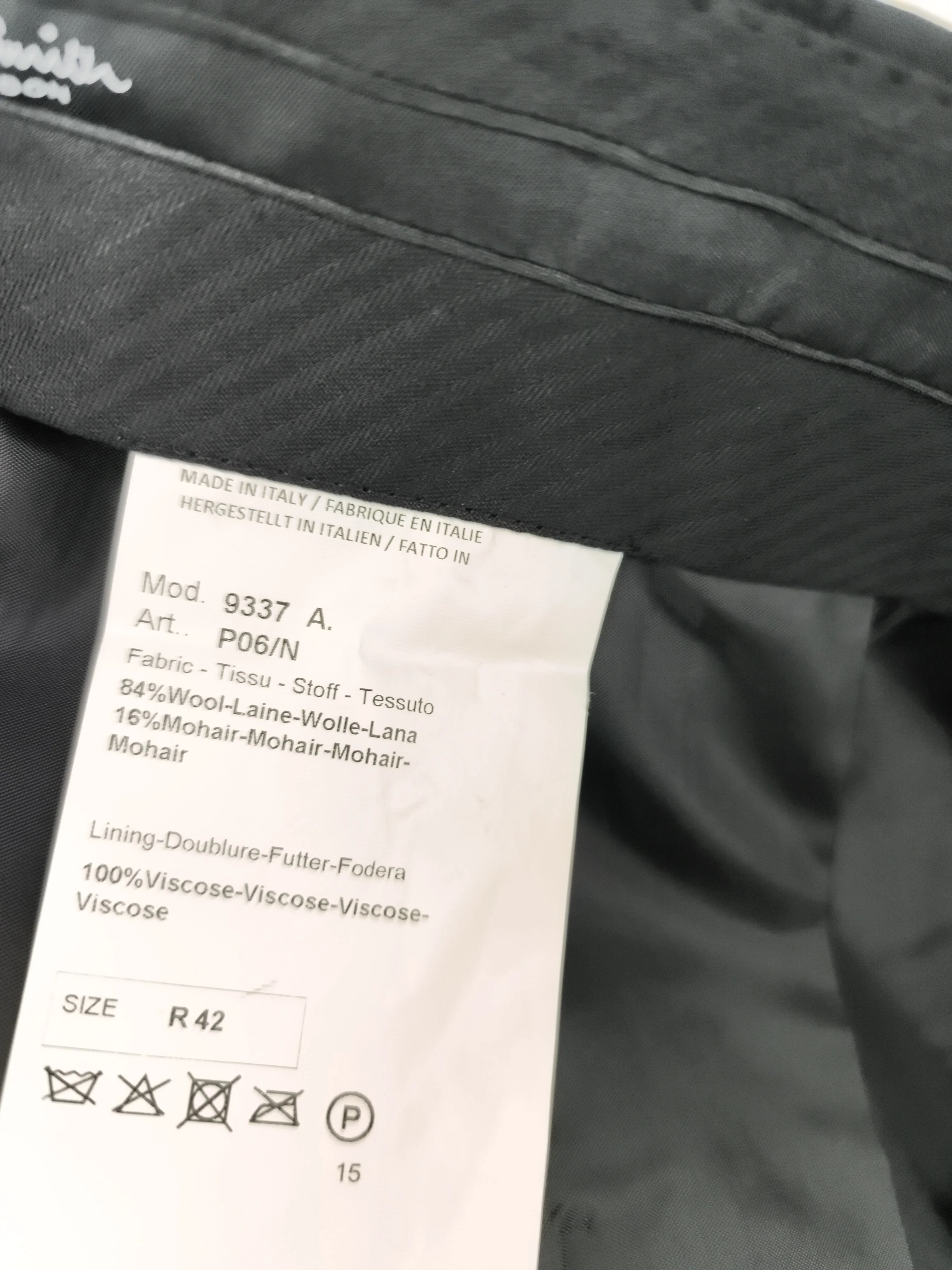 Paul Smith Men's Trousers W 42 in Blue Wool with Mohair Chino New with tags - Image 6