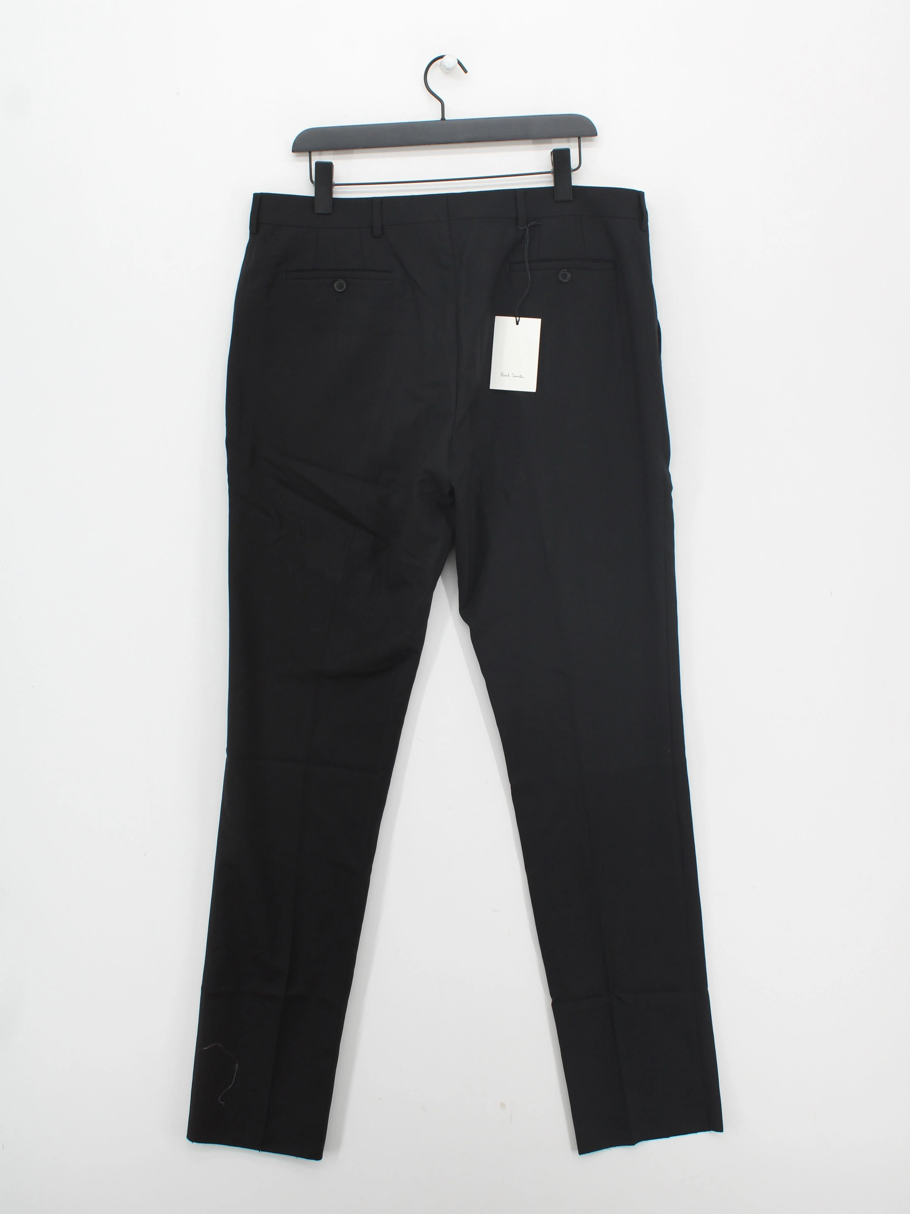 Paul Smith Men's Trousers W 44 in Black Wool with Viscose Chino New with tags - Image 2