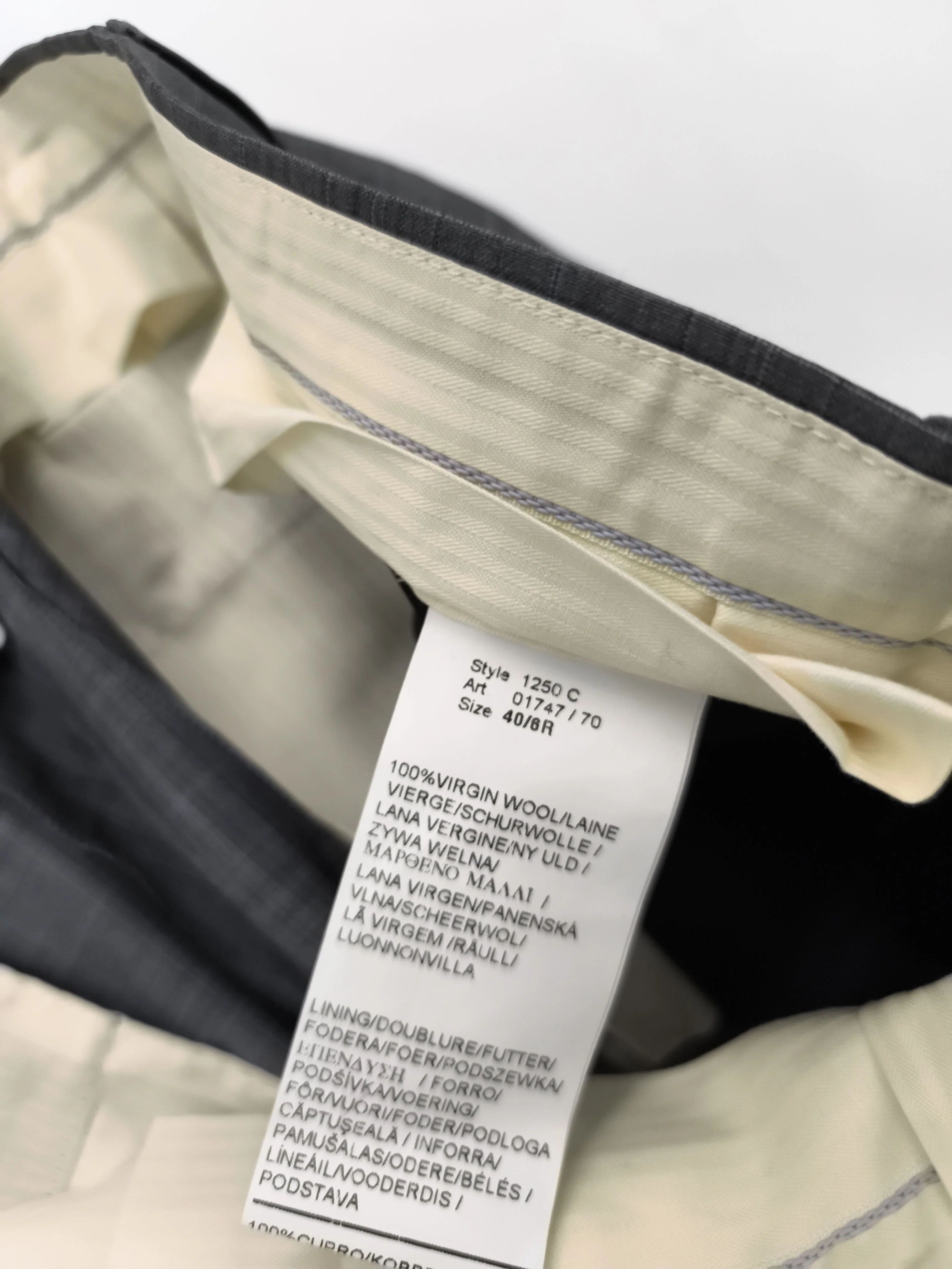 Paul Smith Men's Trousers XL Grey 100% Wool Chino New with tags - Image 6