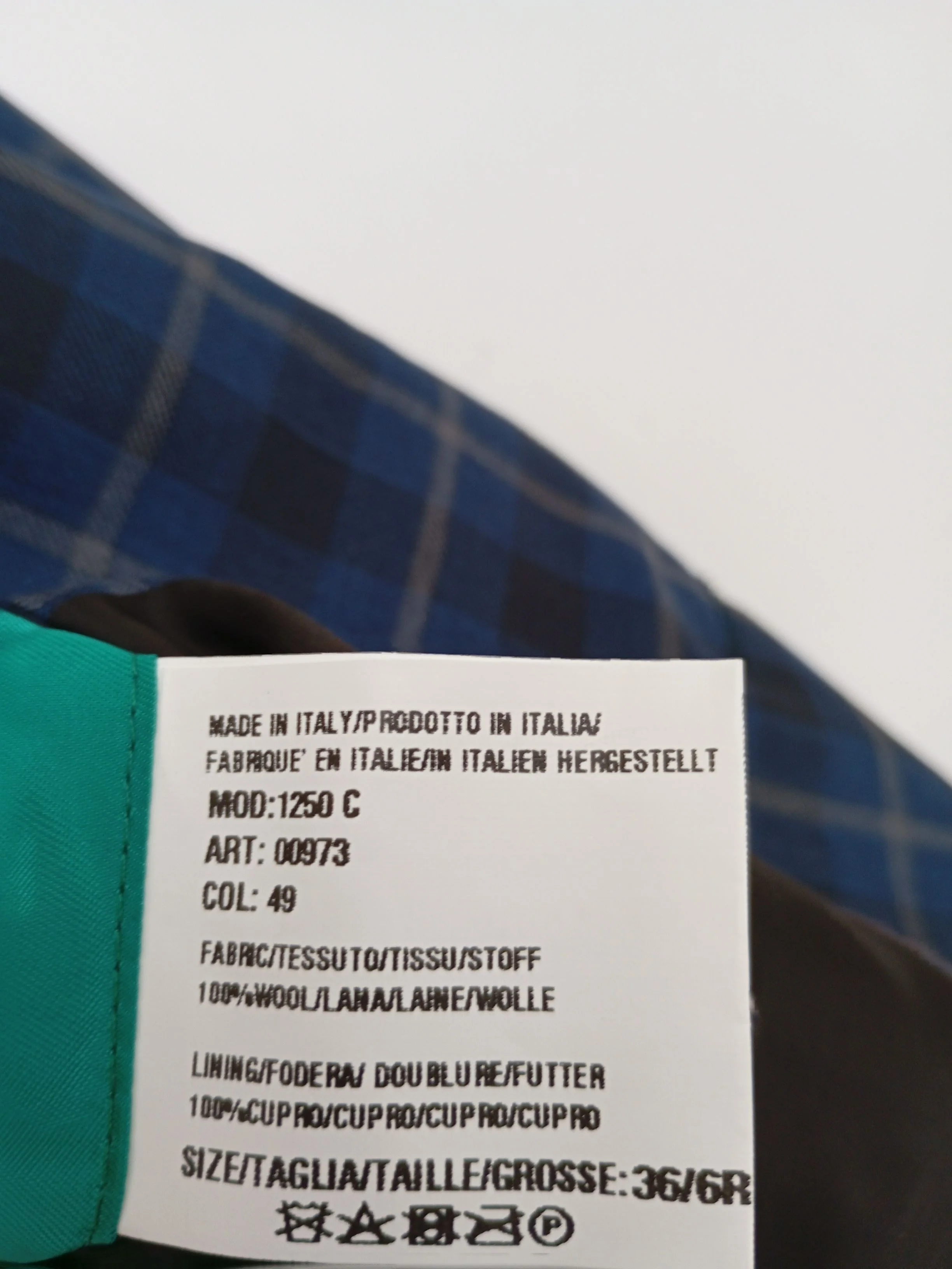 Paul Smith Men's Two Piece Suit Chest: 36 in Blue Wool New with tags - Image 7