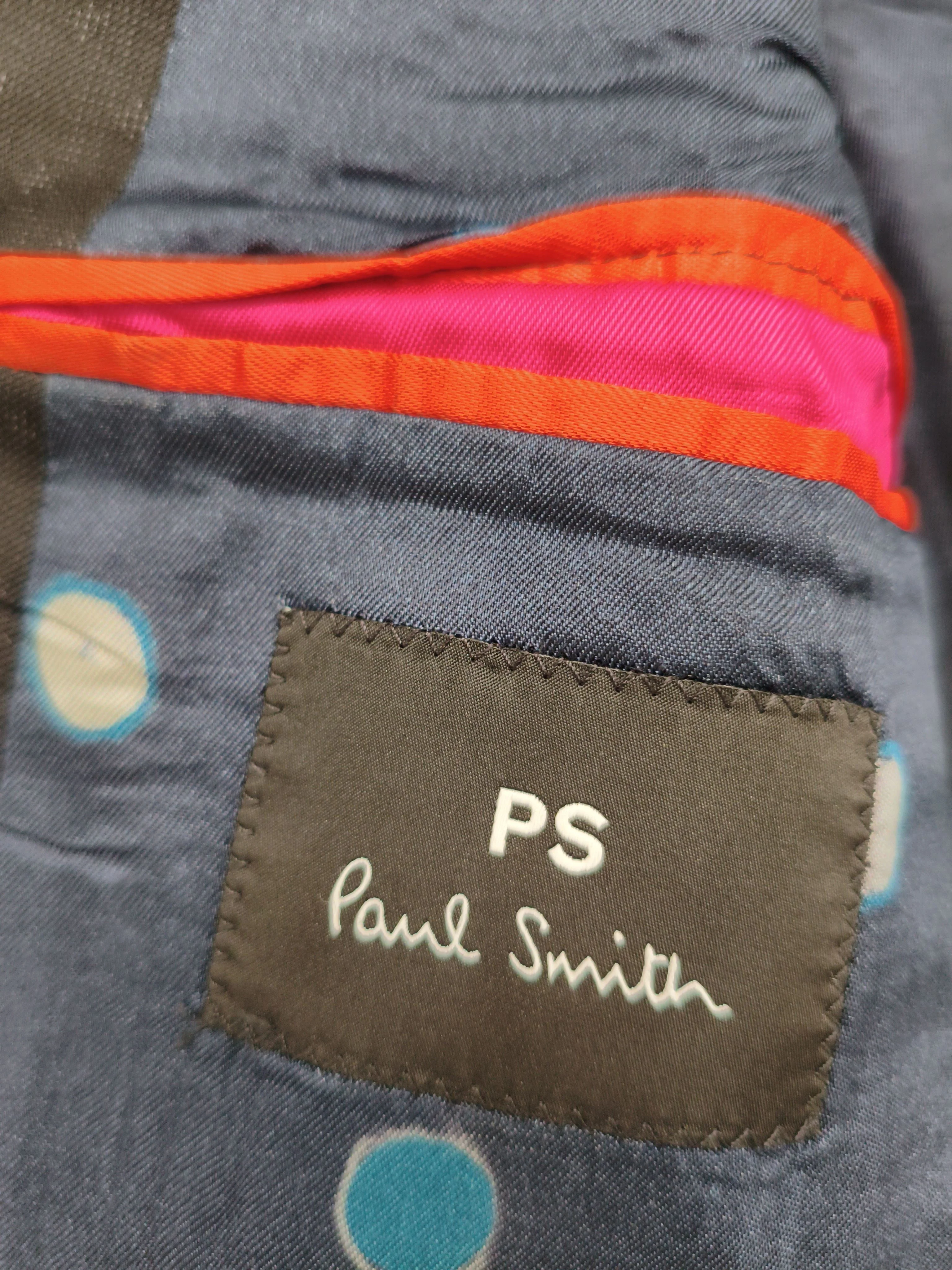 Paul Smith Men's Two Piece Suit Chest: 38 in Black Other with Viscose 2 Piece - Image 7