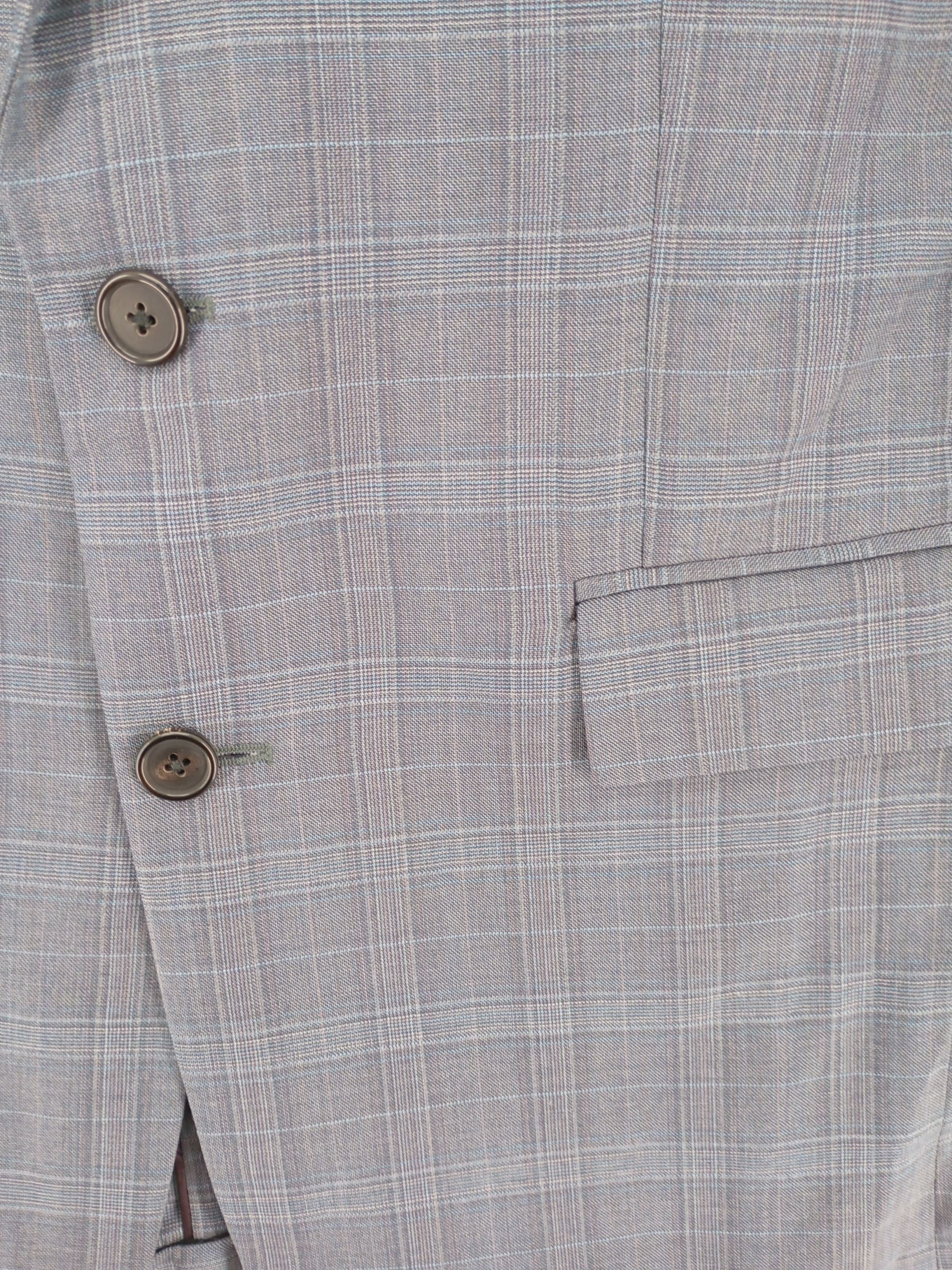 Paul Smith Men's Two Piece Suit Chest: 38 in Blue Wool New with tags - Image 5