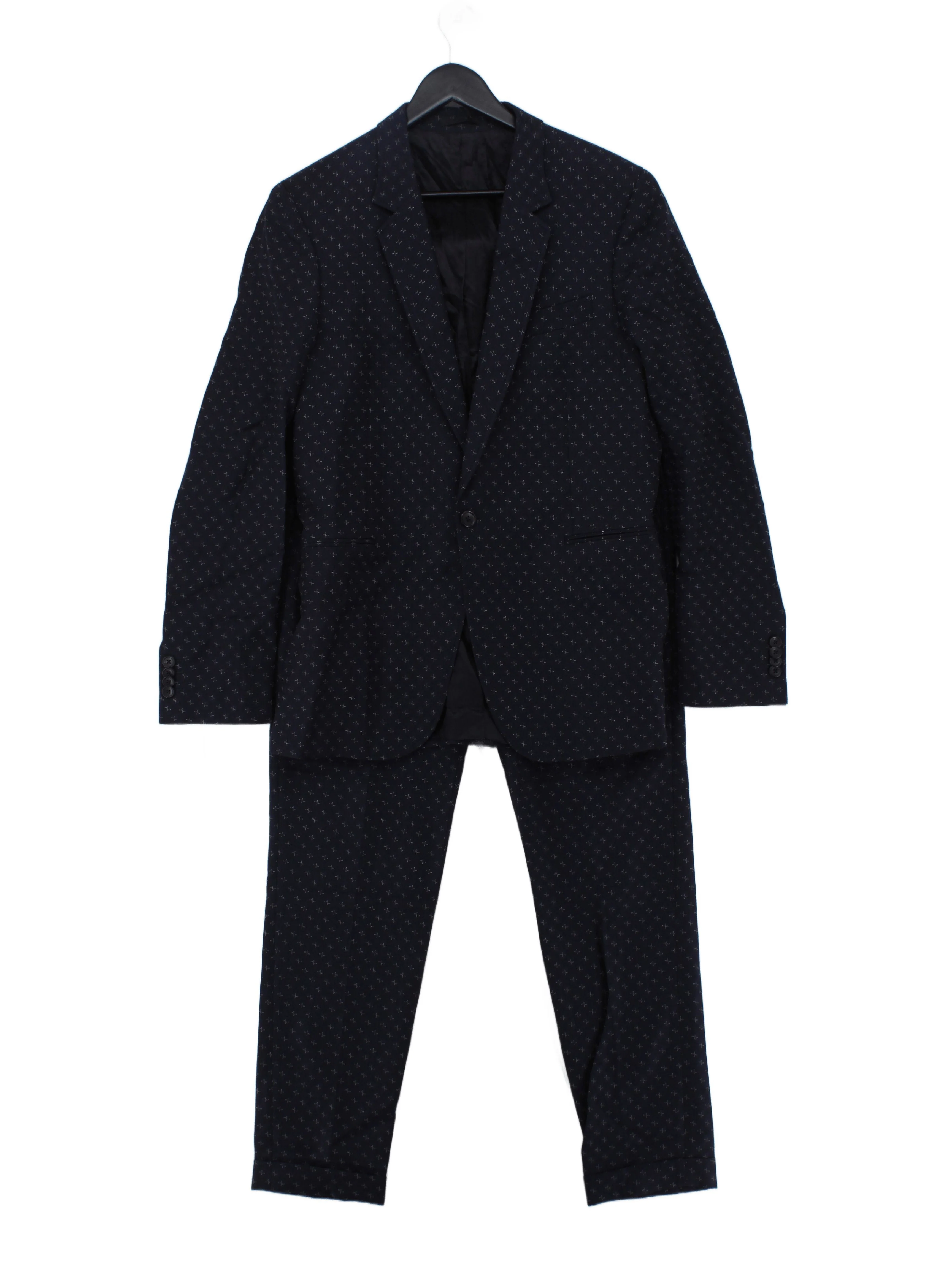 Paul Smith Men's Two Piece Suit Chest: 38 in Blue Wool New with tags