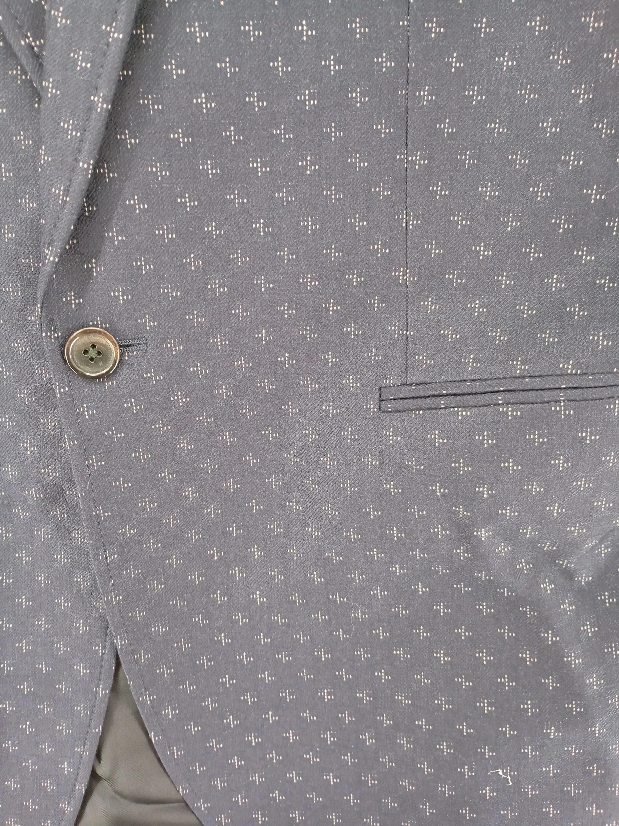 Paul Smith Men's Two Piece Suit Chest: 38 in Blue Wool New with tags - Image 5