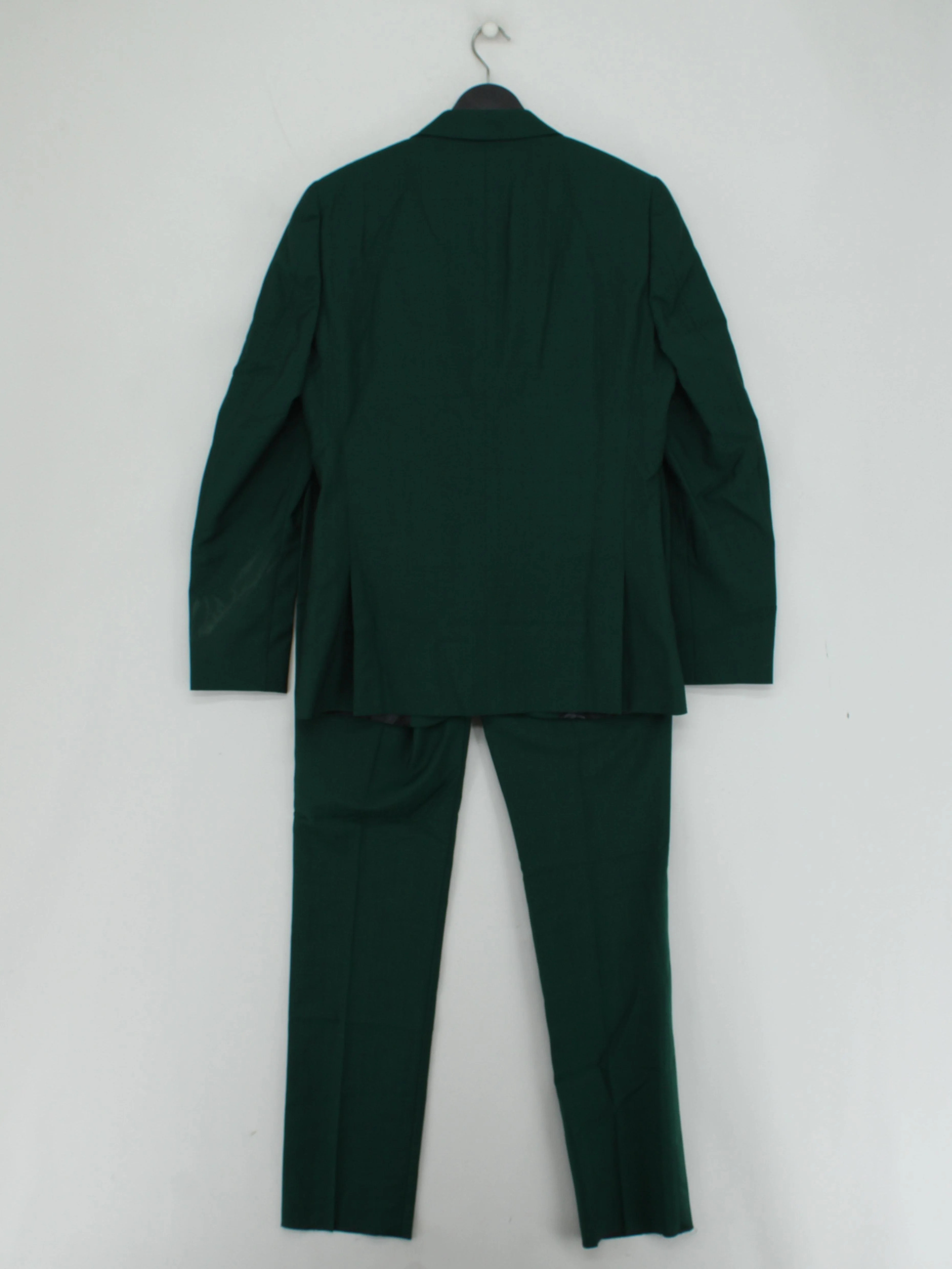 Paul Smith Men's Two Piece Suit Chest: 38 in Green 100% Other Tuxedo - Image 2