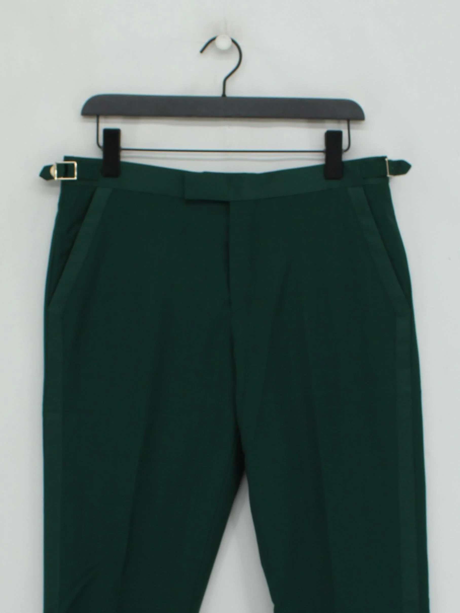 Paul Smith Men's Two Piece Suit Chest: 38 in Green 100% Other Tuxedo - Image 5