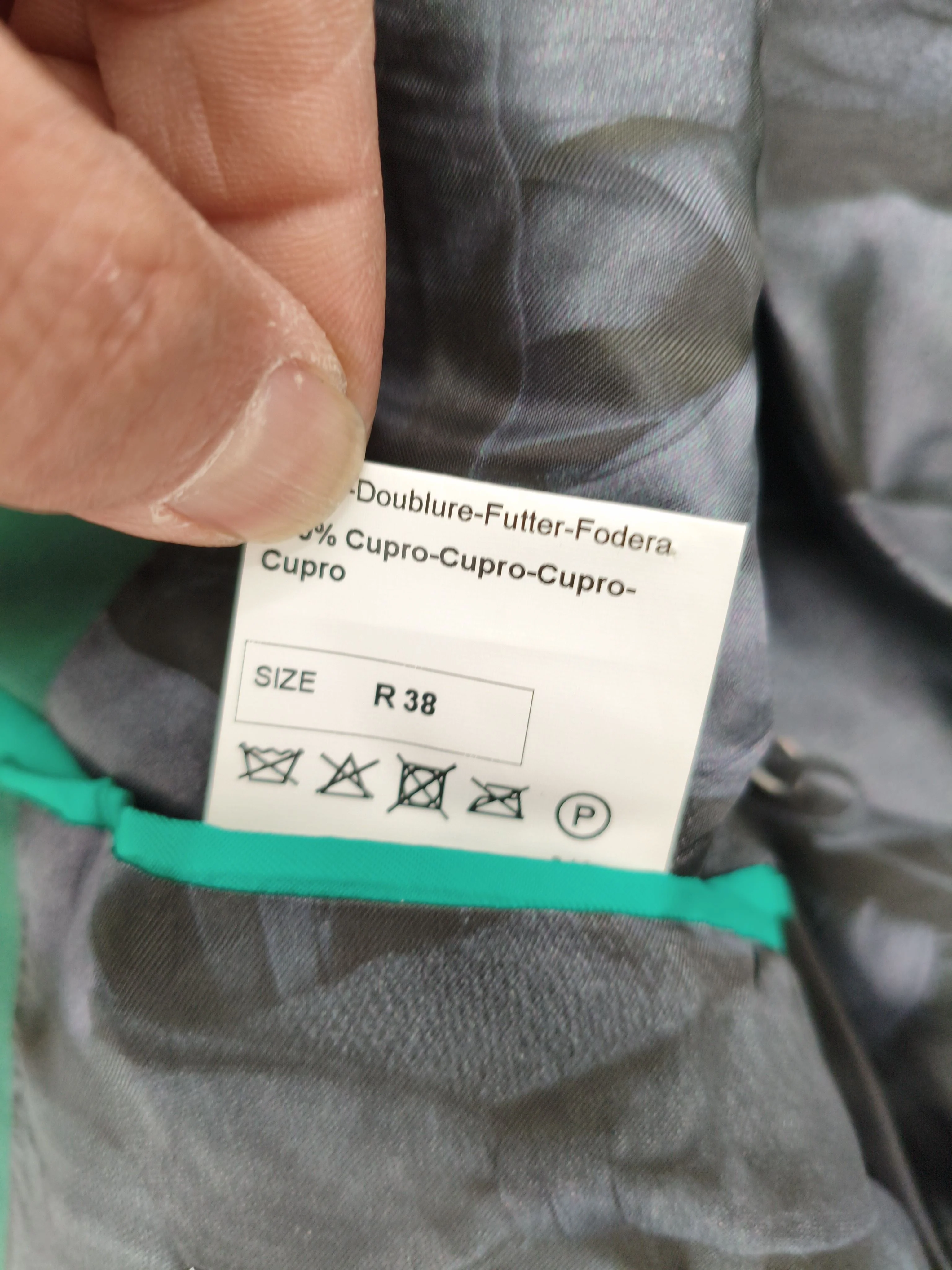 Paul Smith Men's Two Piece Suit Chest: 38 in Green 100% Other Tuxedo - Image 8