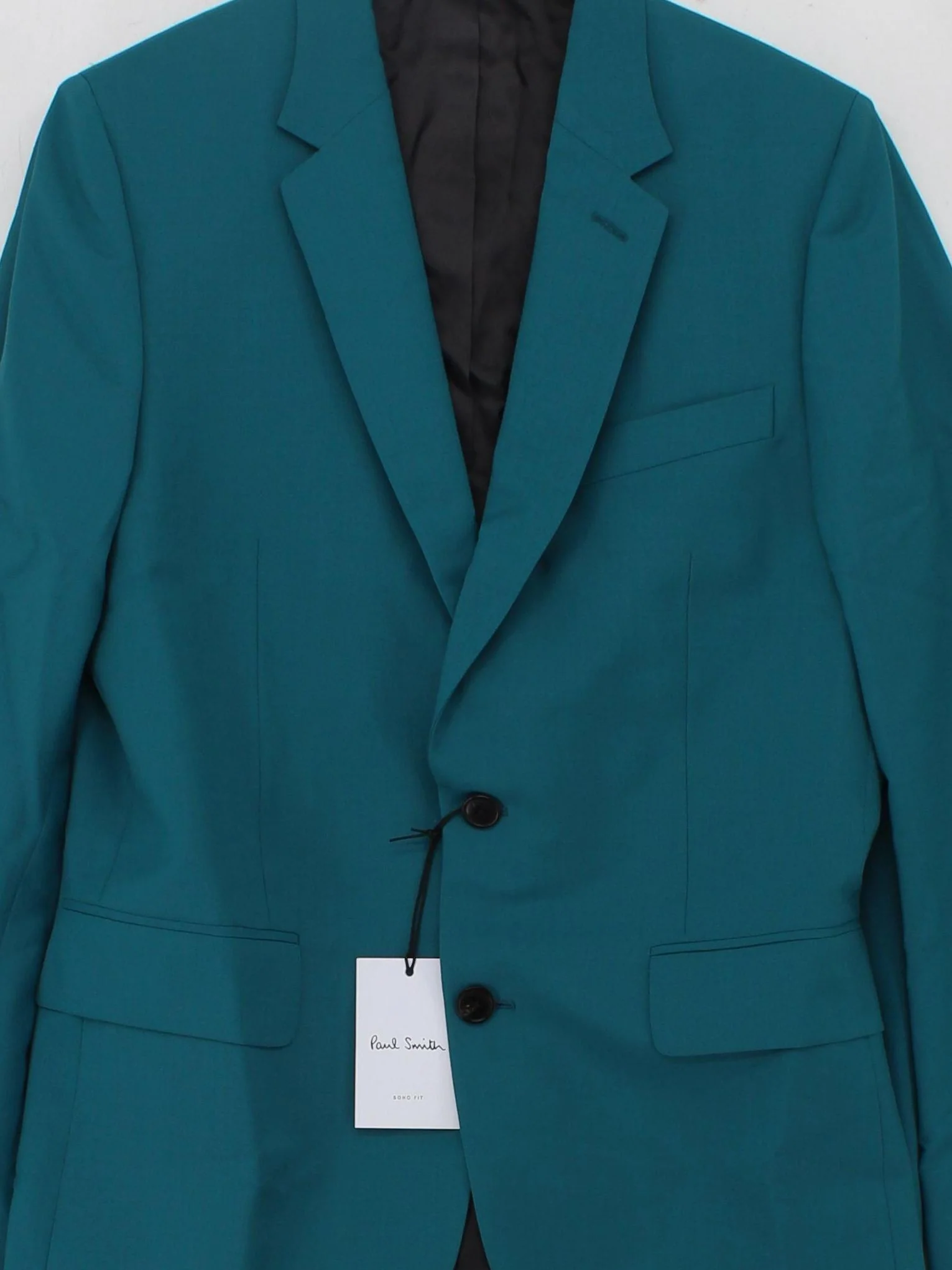 Paul Smith Men's Two Piece Suit Chest: 38 in Green Wool New with tags - Image 3