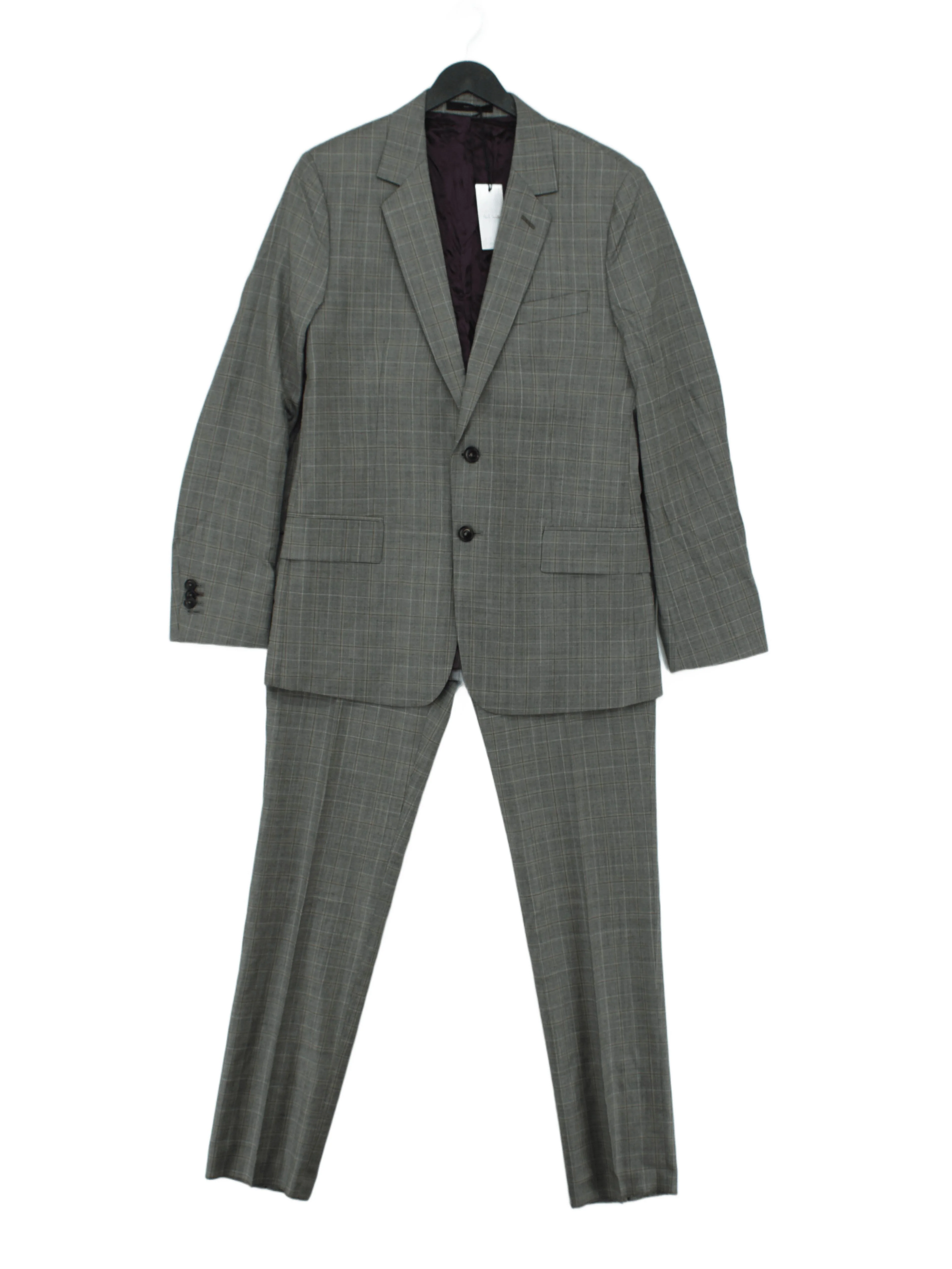 Paul Smith Men's Two Piece Suit Chest: 38 in Grey Wool New with tags