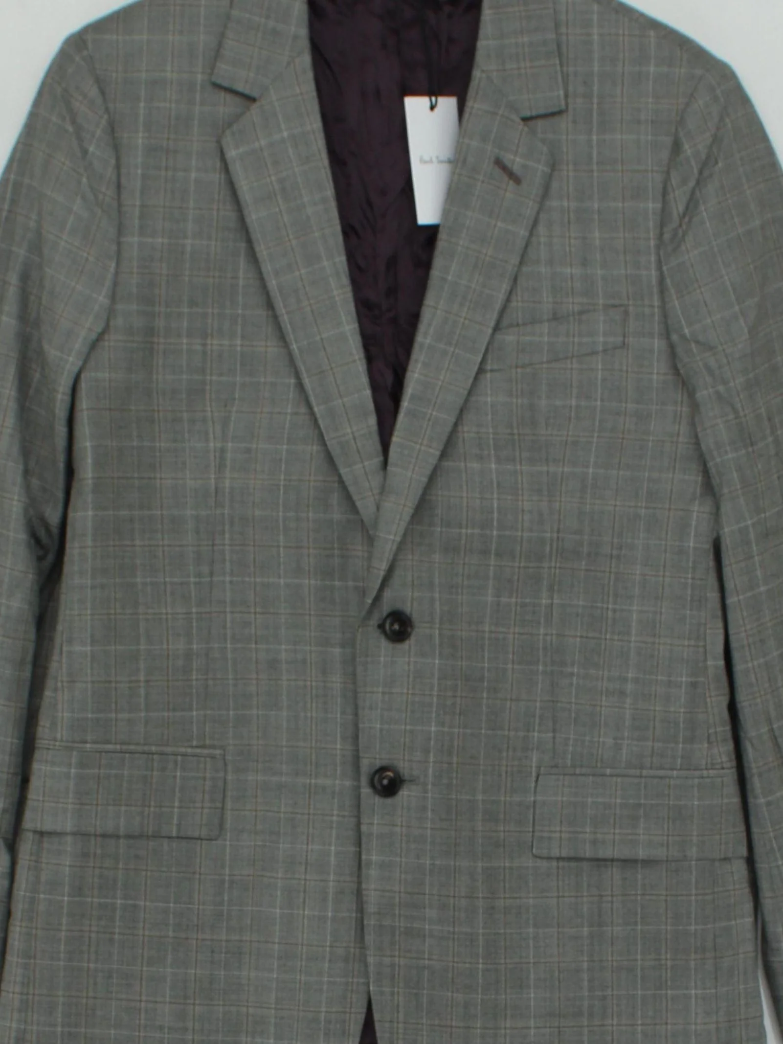 Paul Smith Men's Two Piece Suit Chest: 38 in Grey Wool New with tags - Image 3
