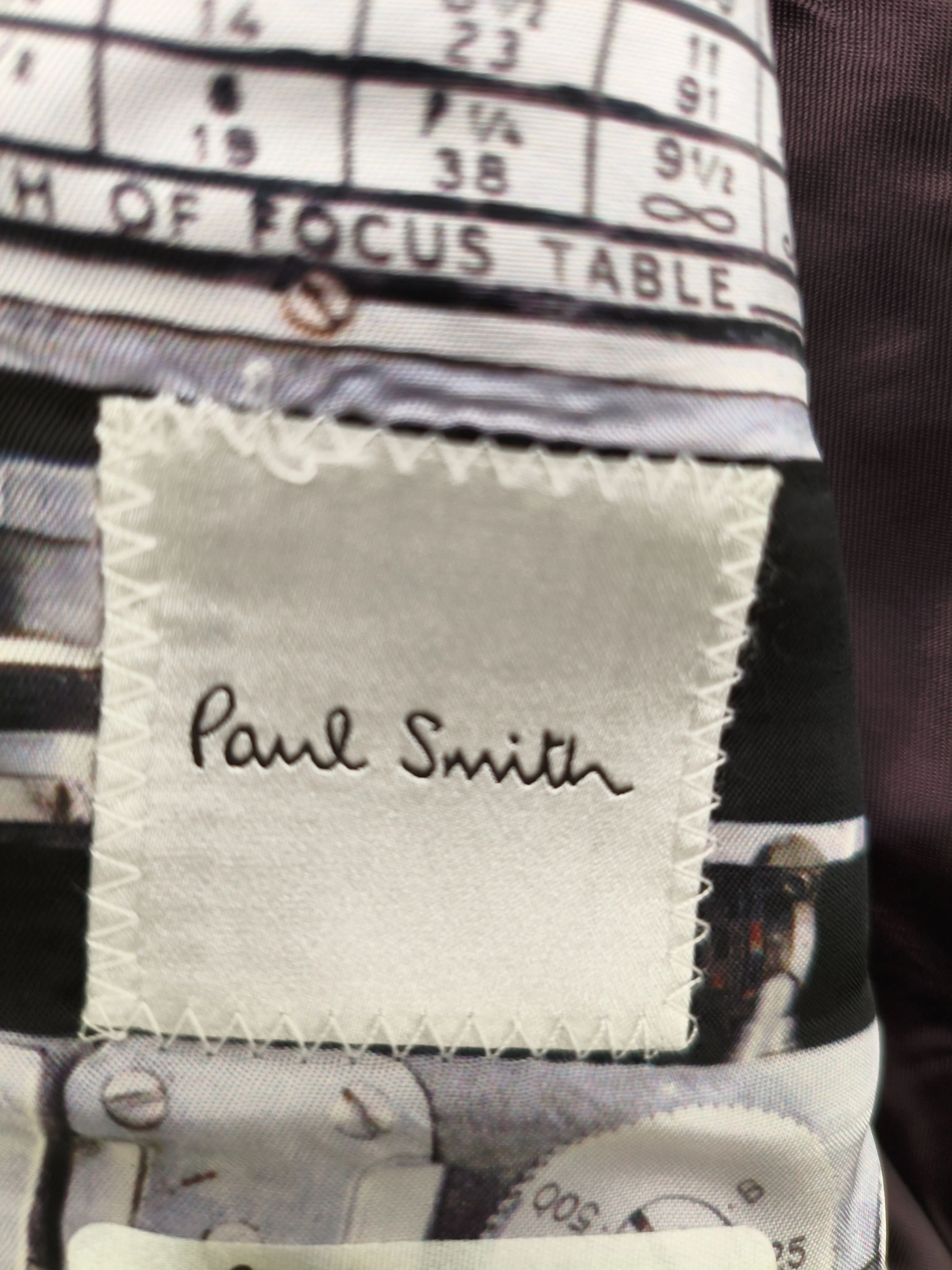 Paul Smith Men's Two Piece Suit Chest: 38 in Grey Wool New with tags - Image 6
