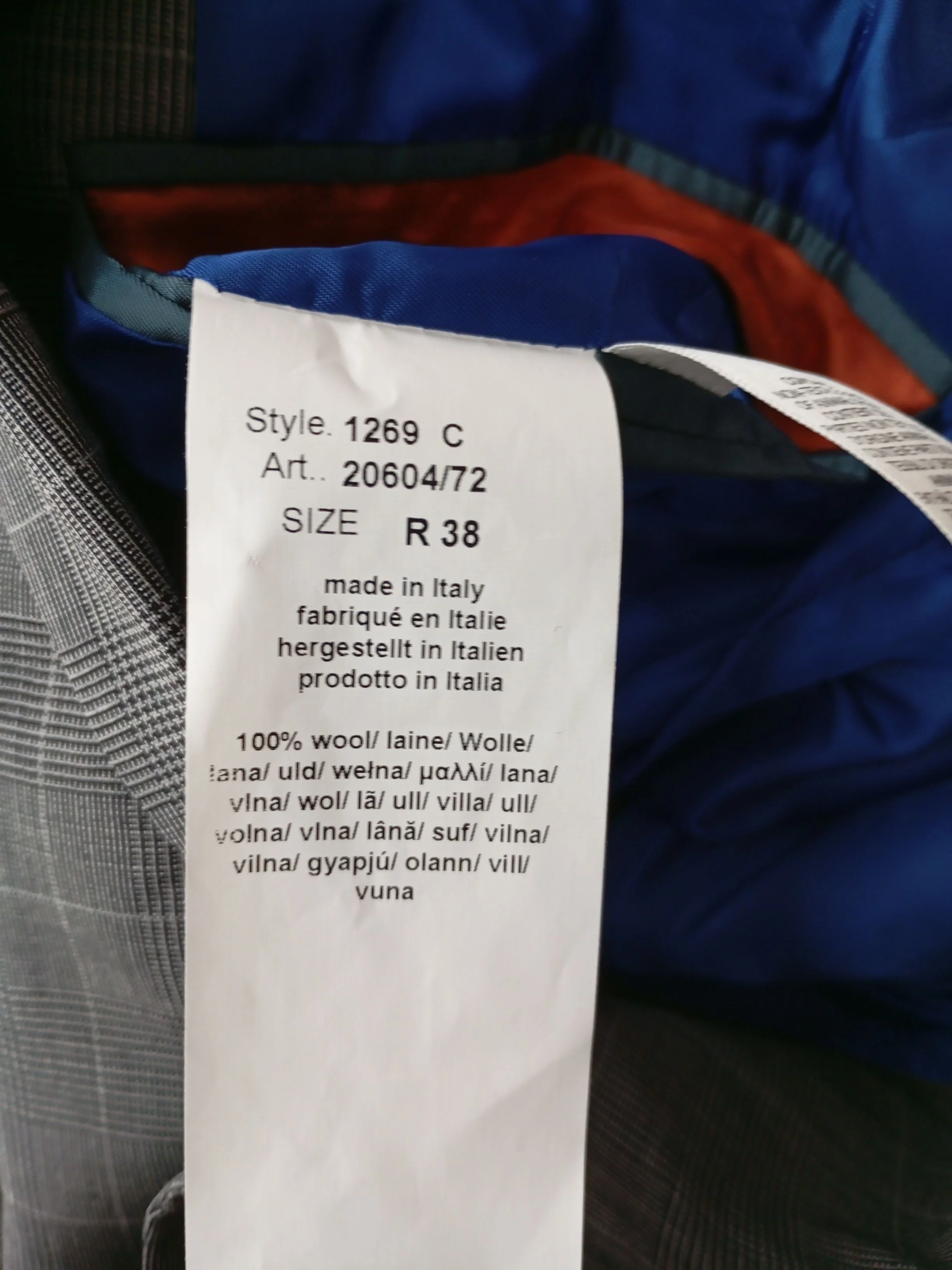 Paul Smith Men's Two Piece Suit Chest: 38 in Grey Wool New with tags - Image 7