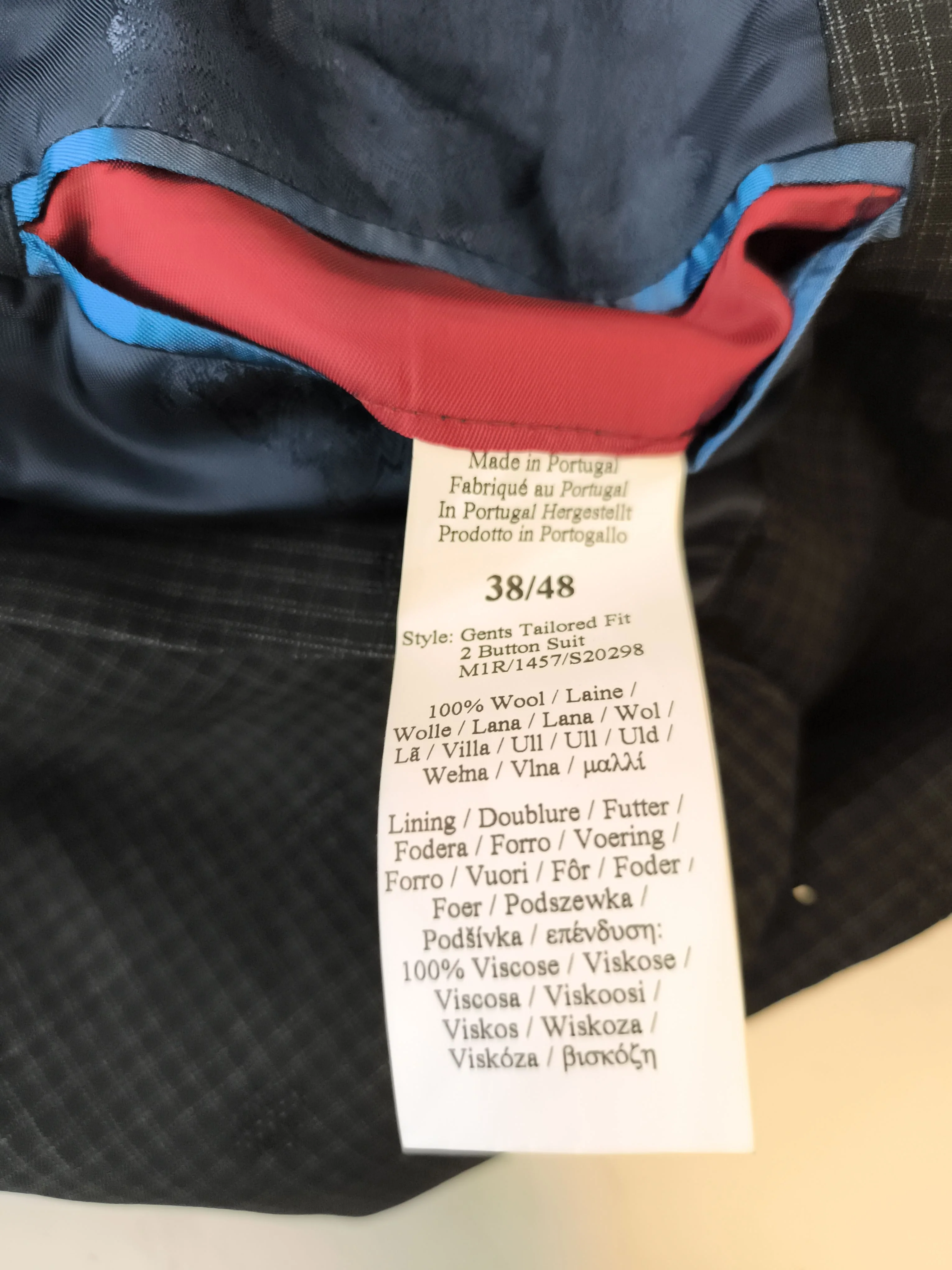 Paul Smith Men's Two Piece Suit Chest: 38 in Grey Wool New with tags - Image 7