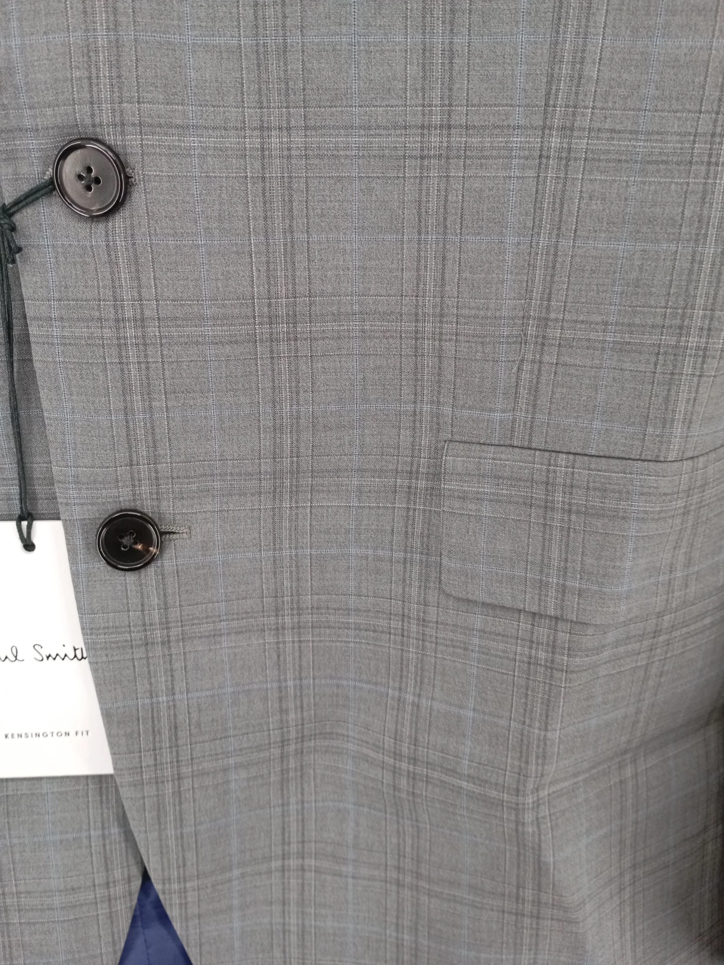 Paul Smith Men's Two Piece Suit Chest: 38 in Grey Wool New with tags - Image 5