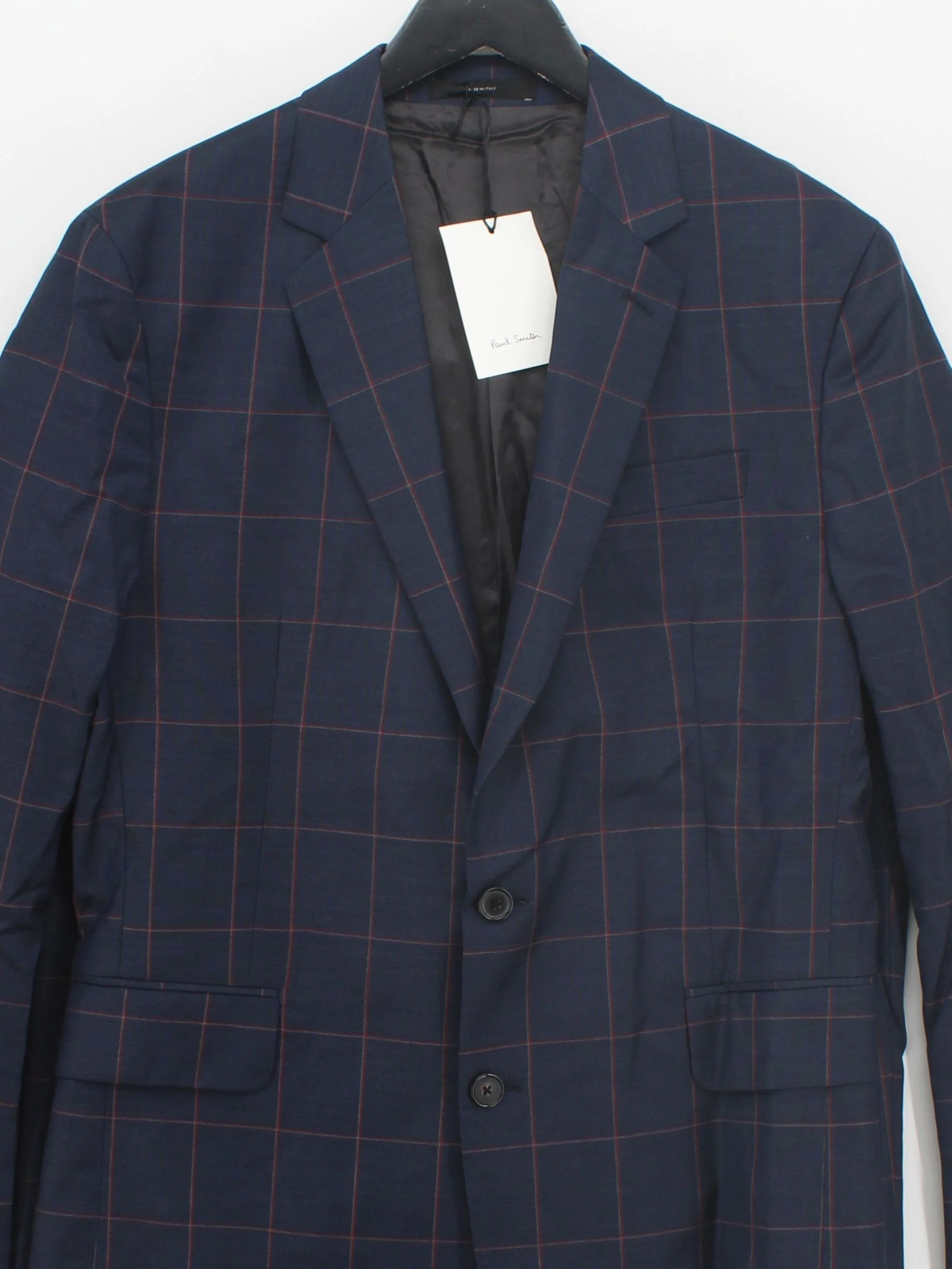 Paul Smith Men's Two Piece Suit Chest: 40 in Blue Wool New with tags - Image 3