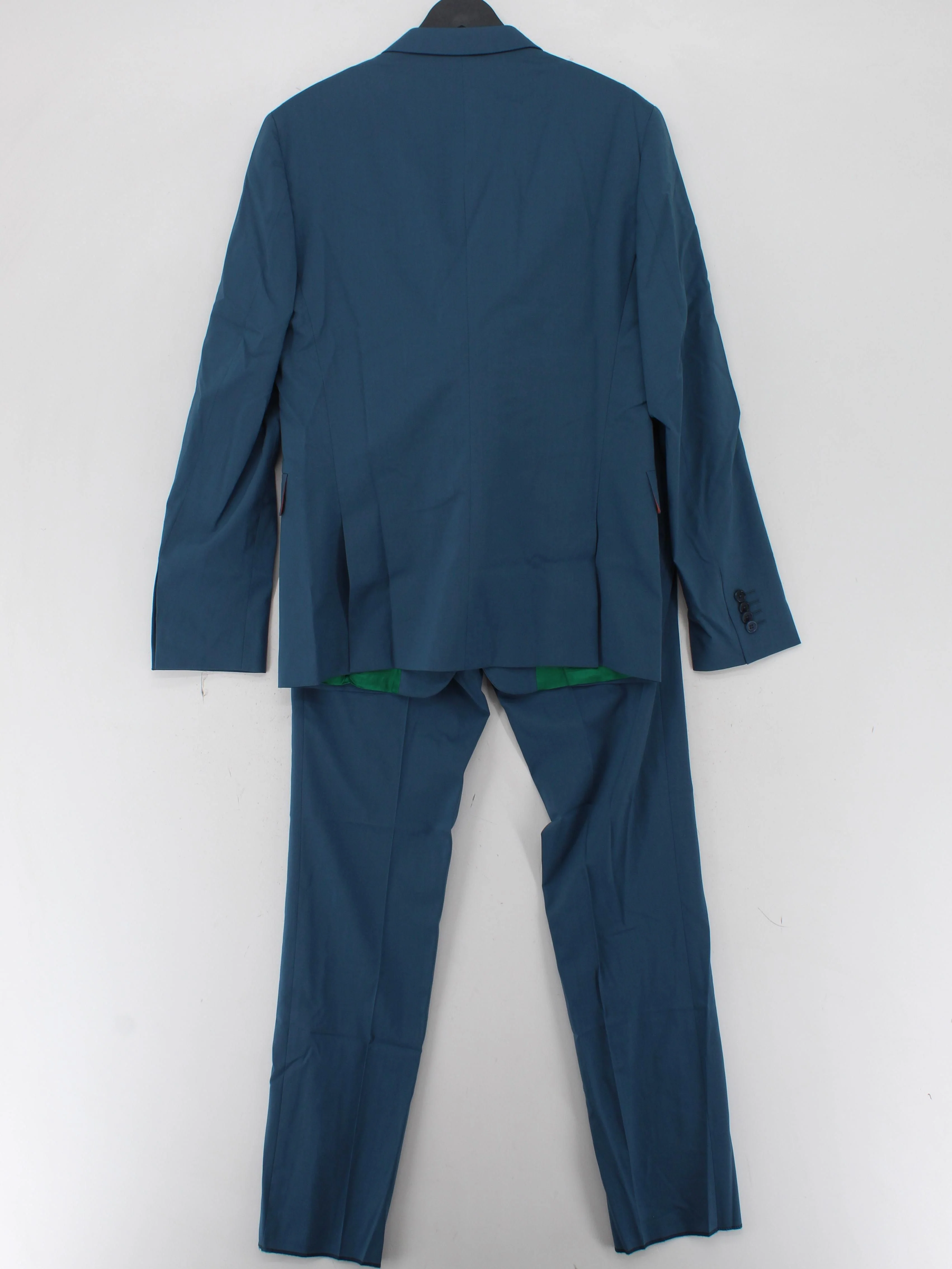 Paul Smith Men's Two Piece Suit Chest: 40 in Blue Wool New with tags - Image 2