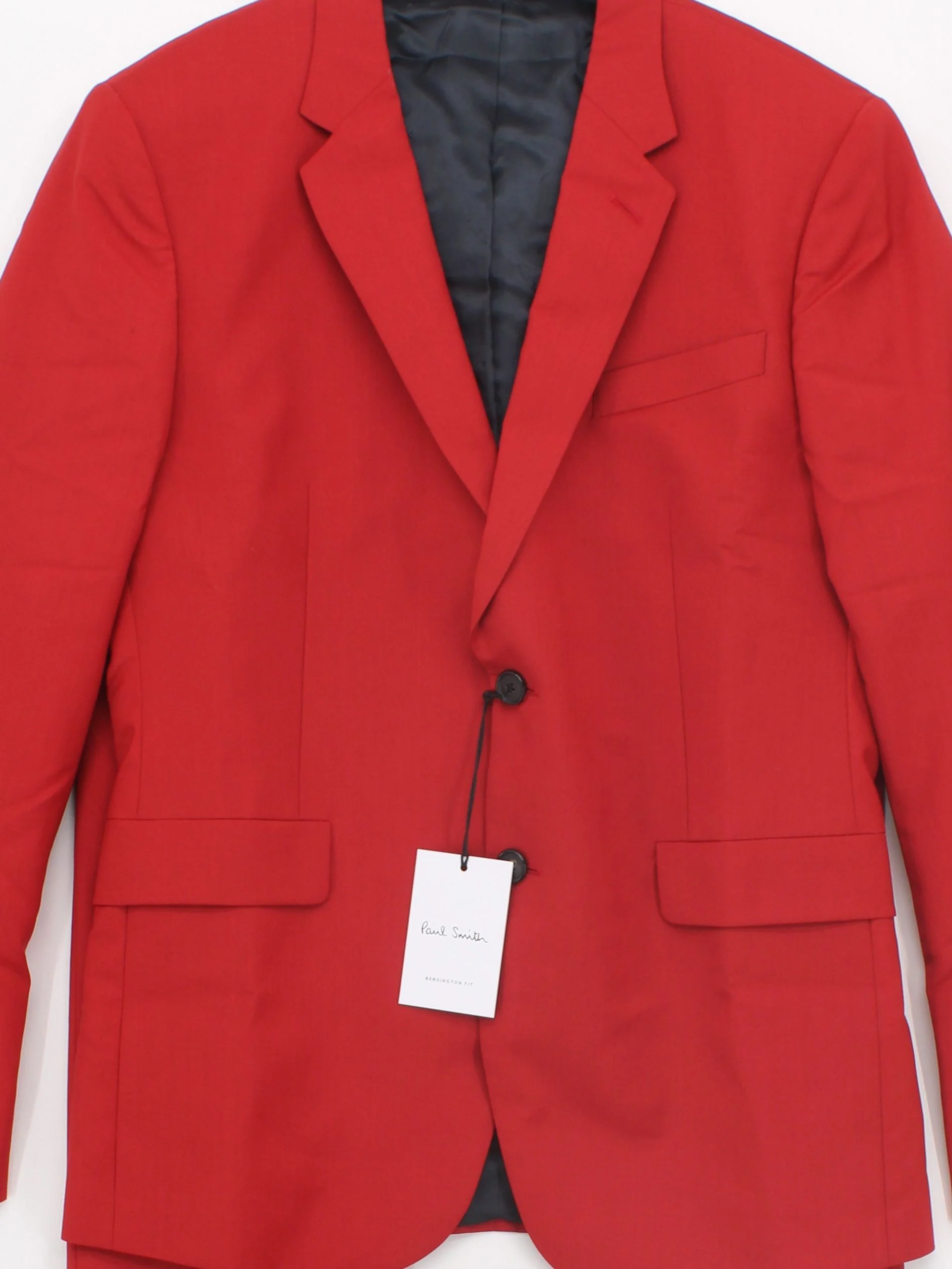 Paul Smith Men's Two Piece Suit Chest: 40 in Red Wool New with tags - Image 3