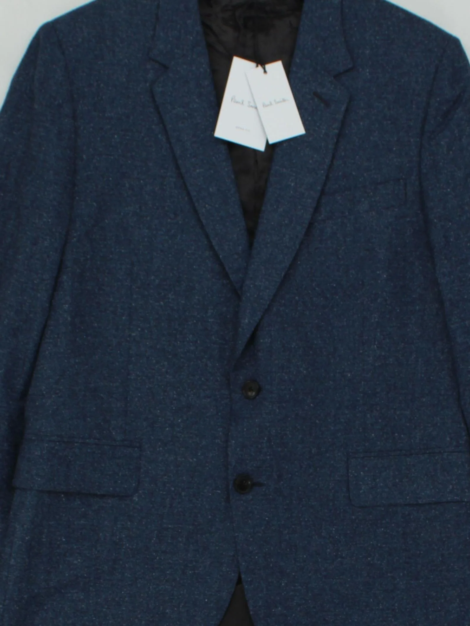 Paul Smith Men's Two Piece Suit Chest: 42 in Blue Wool New with tags - Image 3