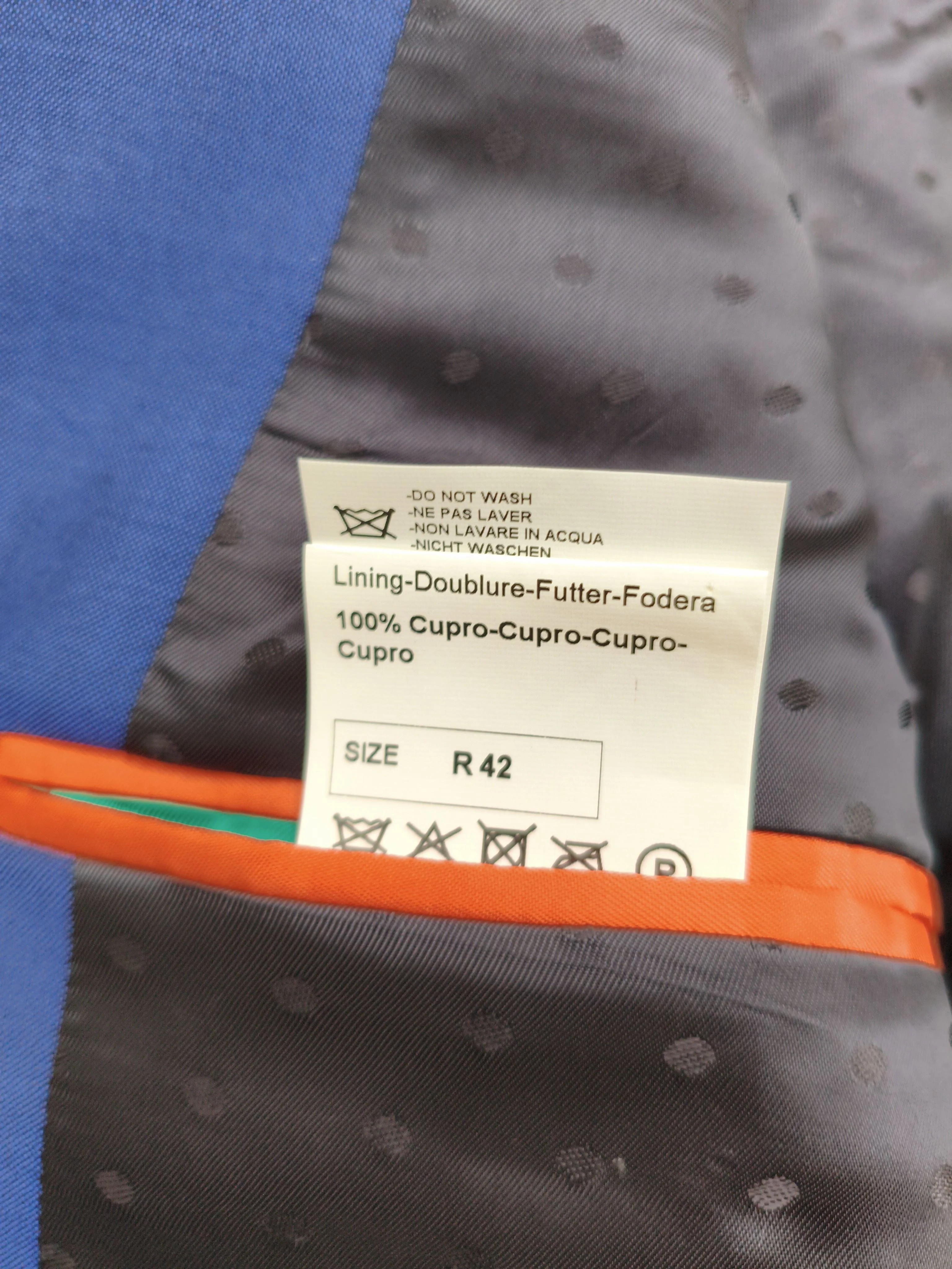 Paul Smith Men's Two Piece Suit Chest: 42 in Blue Wool New with tags - Image 7
