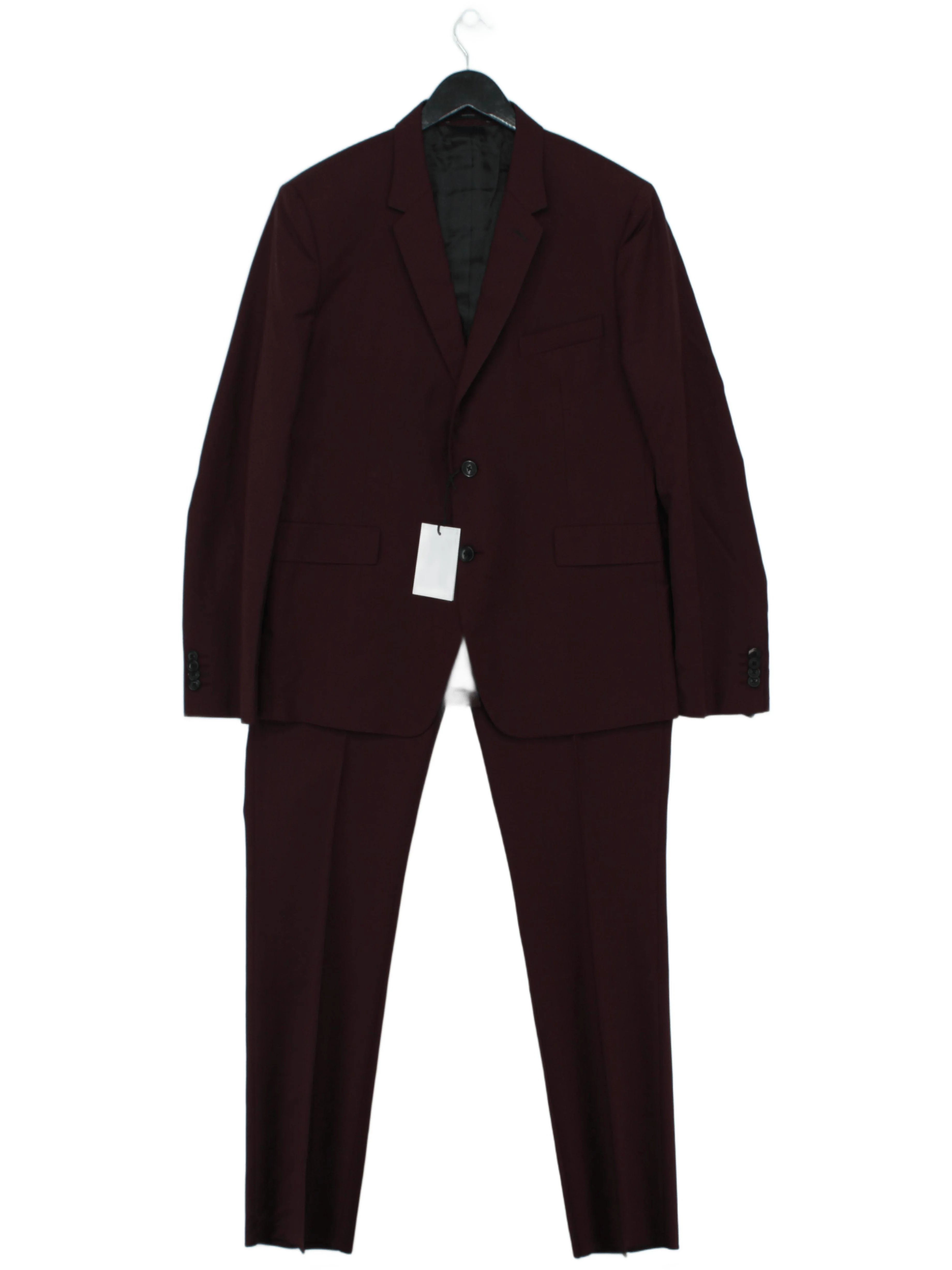 Paul Smith Men's Two Piece Suit Chest: 42 in Purple Wool
