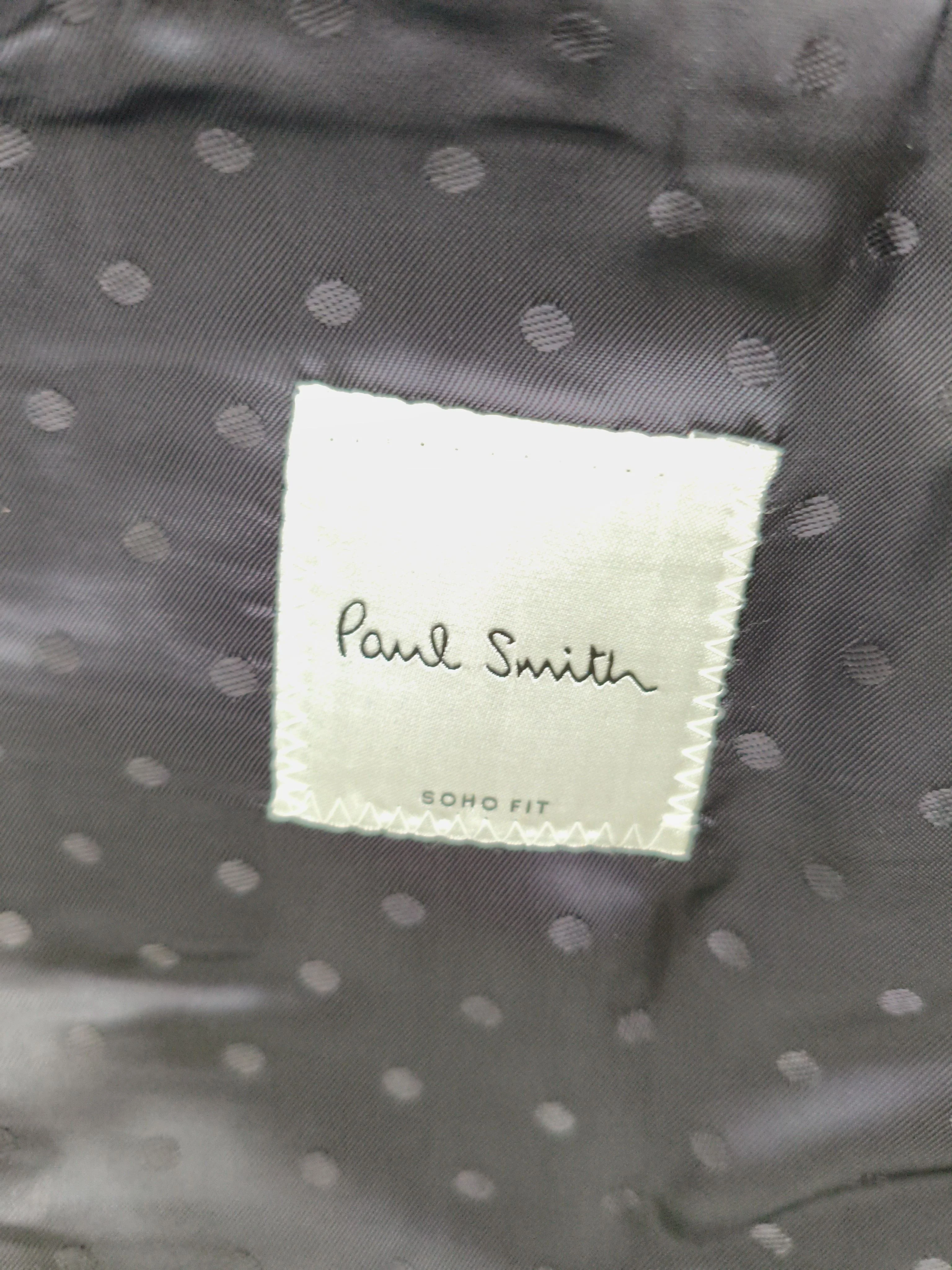Paul Smith Men's Two Piece Suit Chest: 44 in Blue 100% Wool New with tags - Image 6
