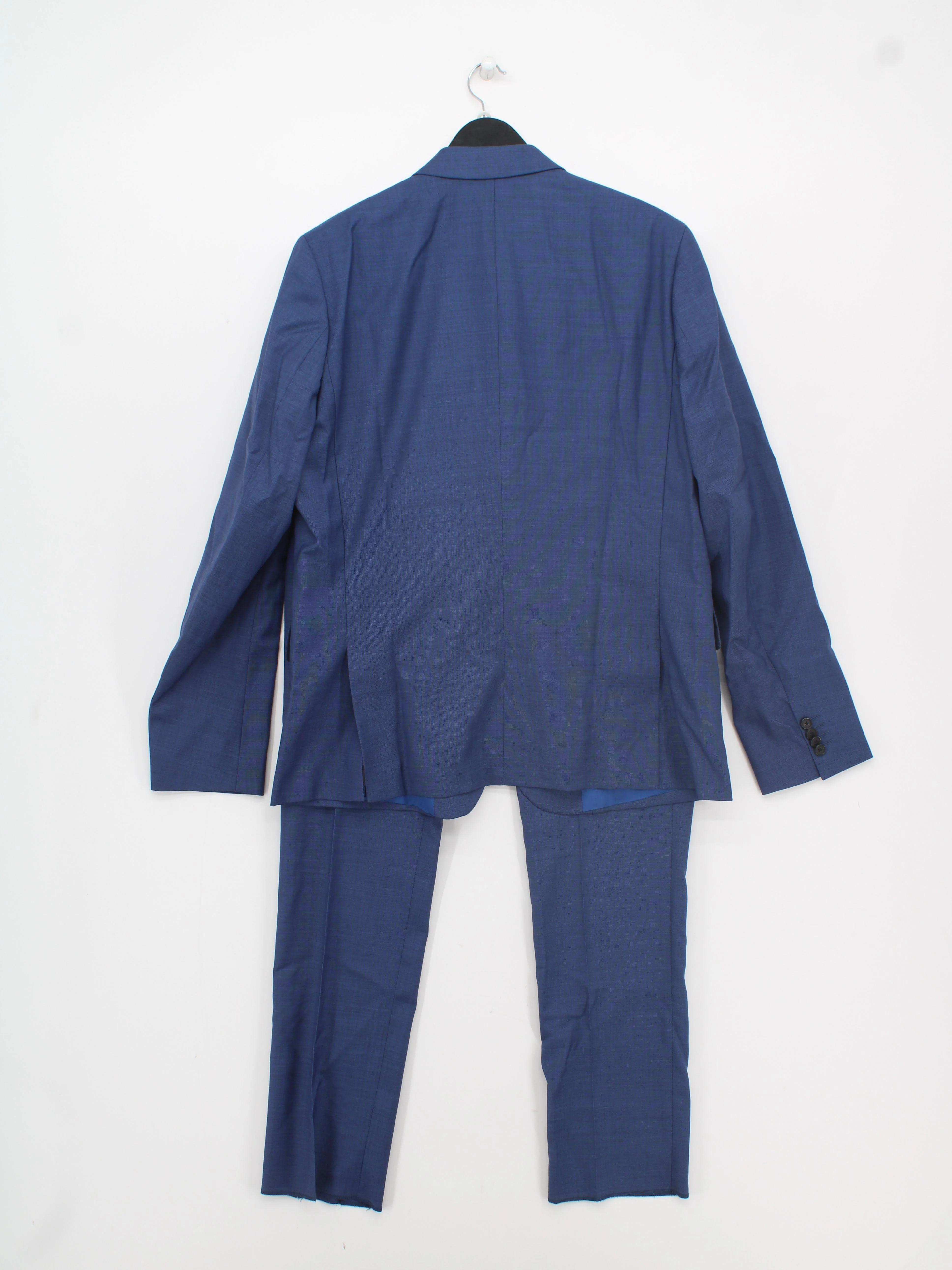 Paul Smith Men's Two Piece Suit Chest: 44 in Blue Wool New with tags - Image 2