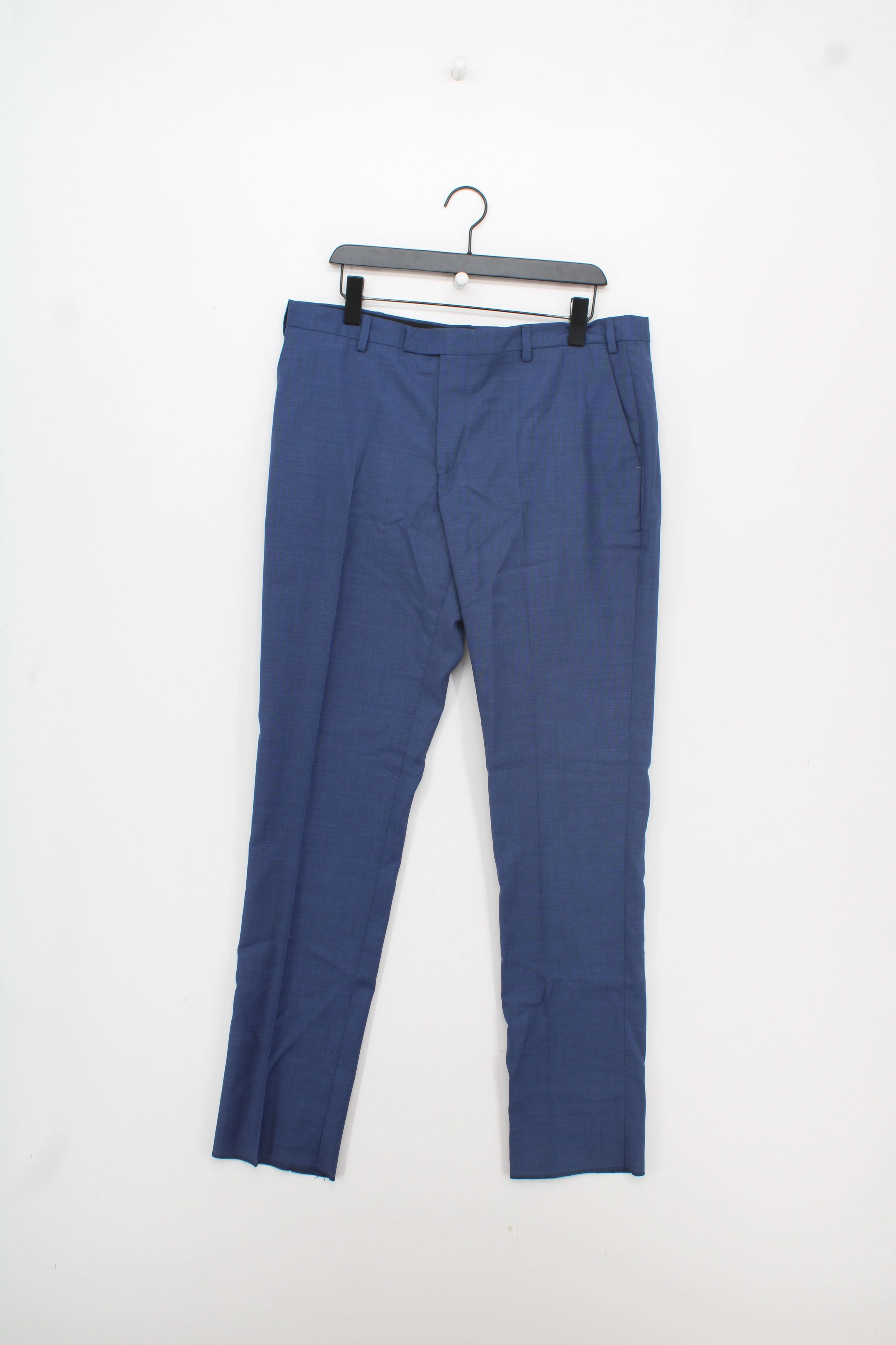 Paul Smith Men's Two Piece Suit Chest: 44 in Blue Wool New with tags - Image 5