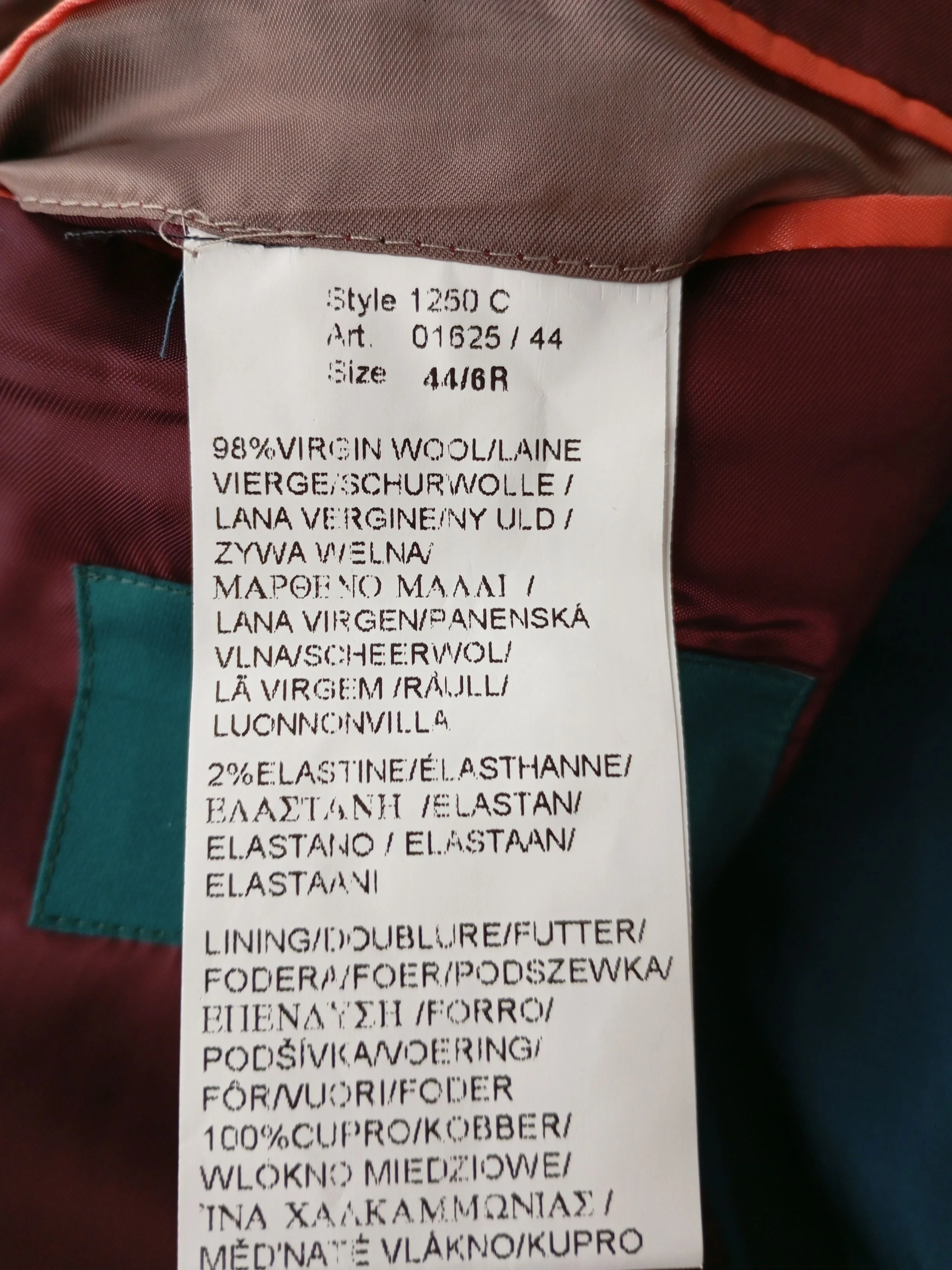 Paul Smith Men's Two Piece Suit Chest: 44 in Blue Wool New with tags - Image 7