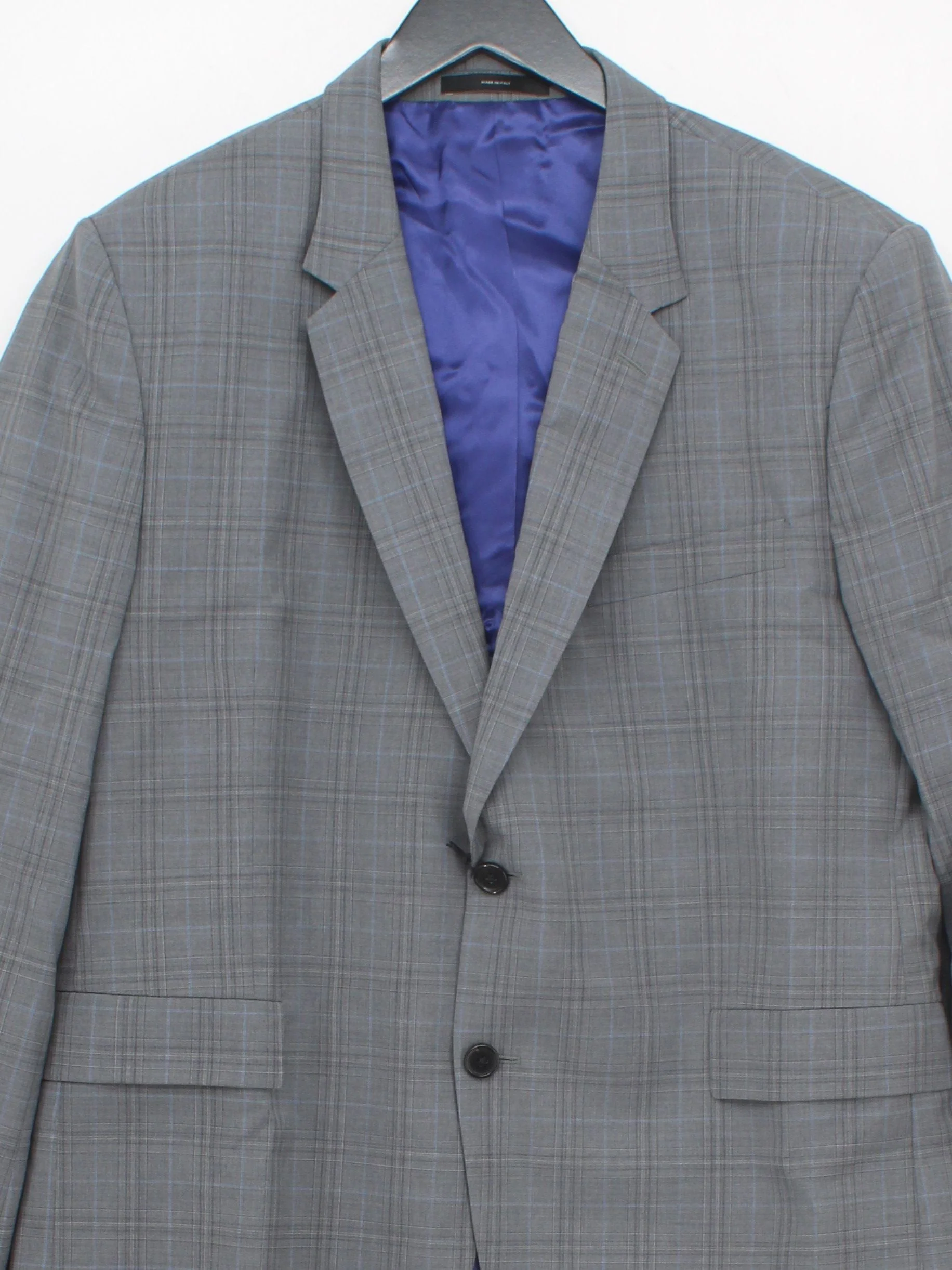 Paul Smith Men's Two Piece Suit Chest: 44 in Grey 100% Wool 2 Piece - Image 3